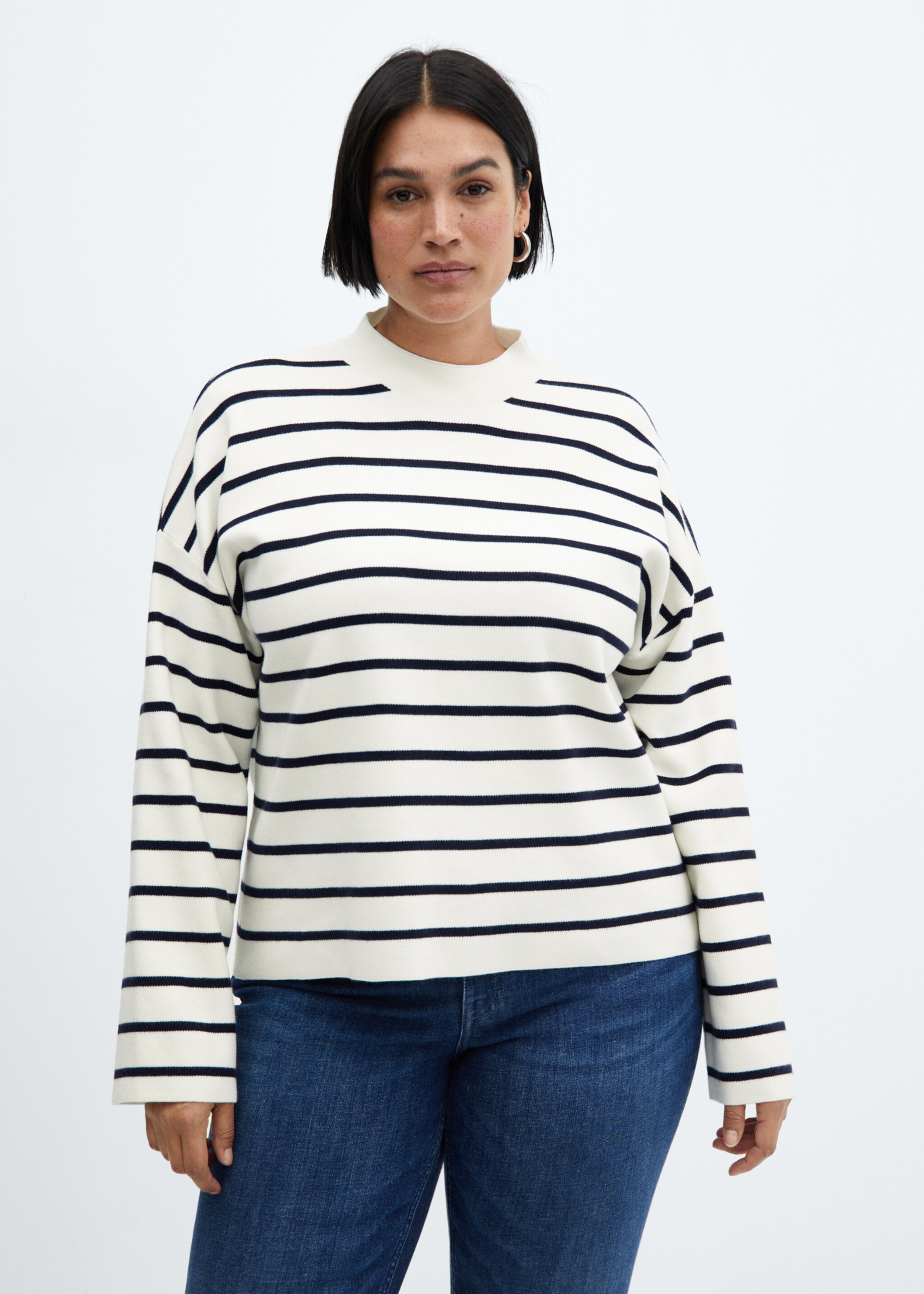 Pull-over rayures col montant - Détail de l'article 5