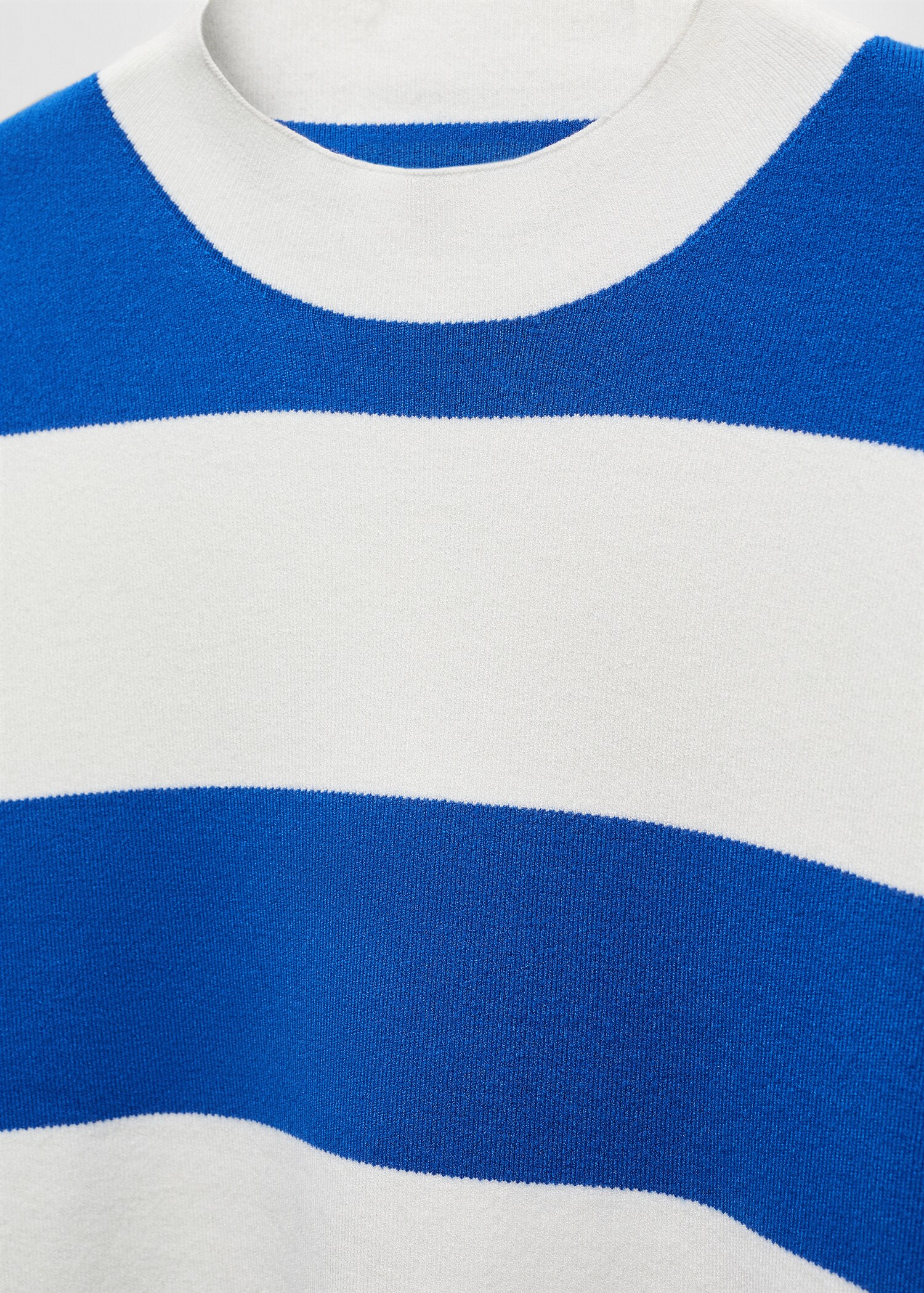 Knitted sweater with perkins neck - Details of the article 8