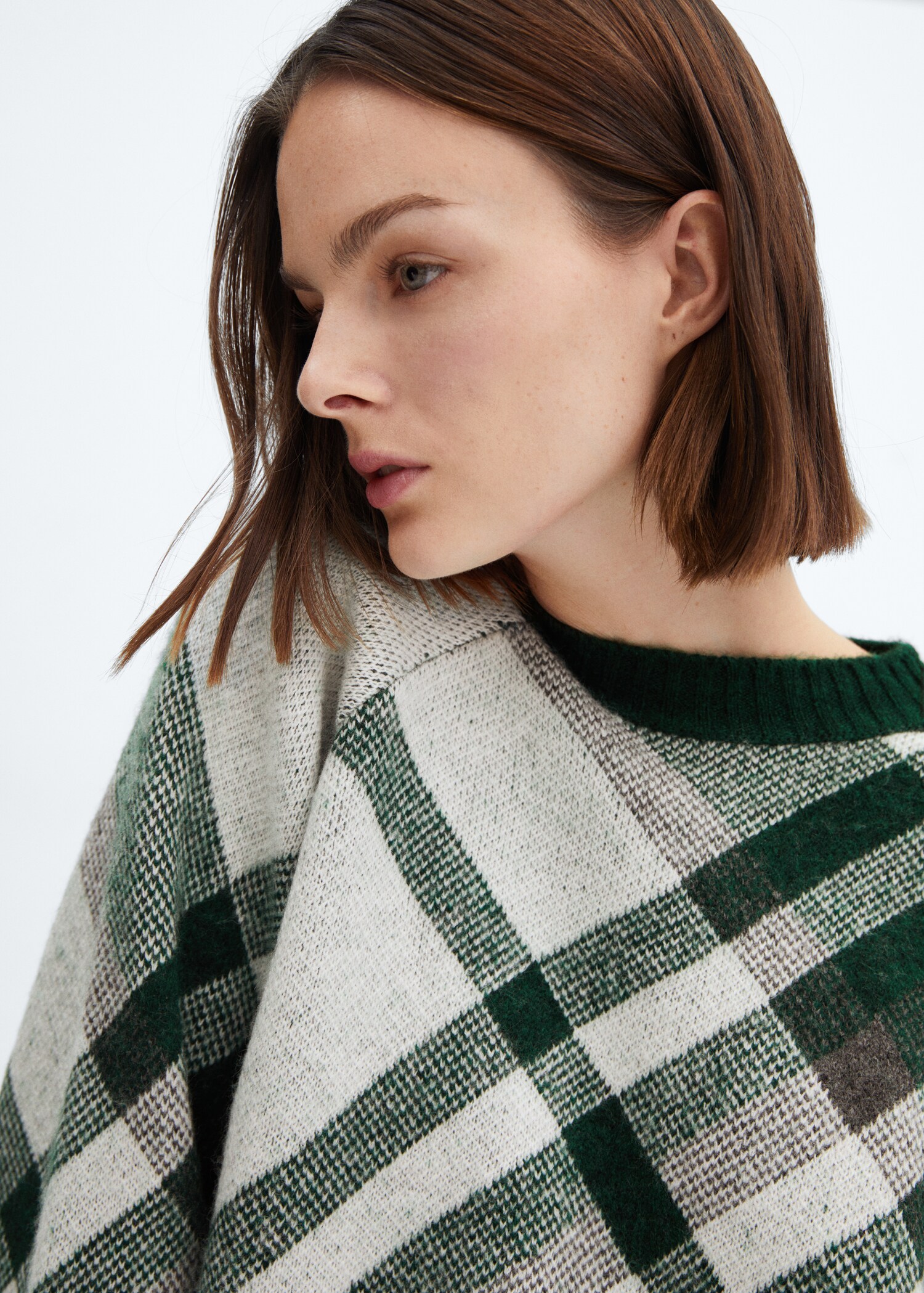 Strickpullover mit Karomuster - Detail des Artikels 1
