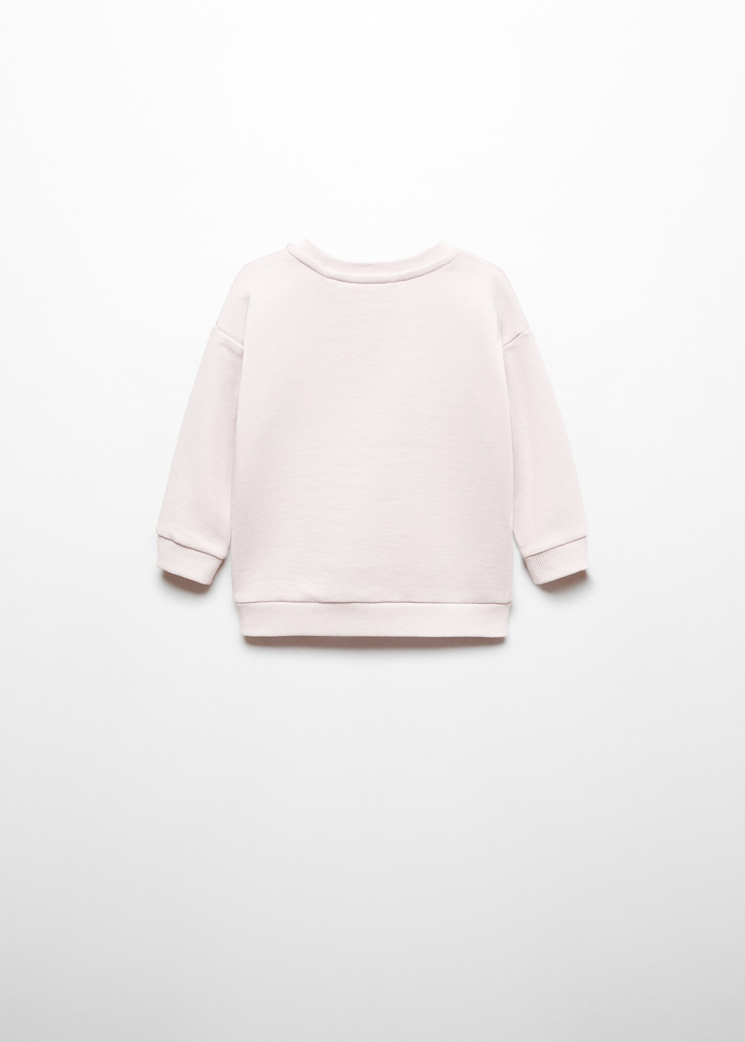 Embossed flower sweatshirt - Reverse of the article