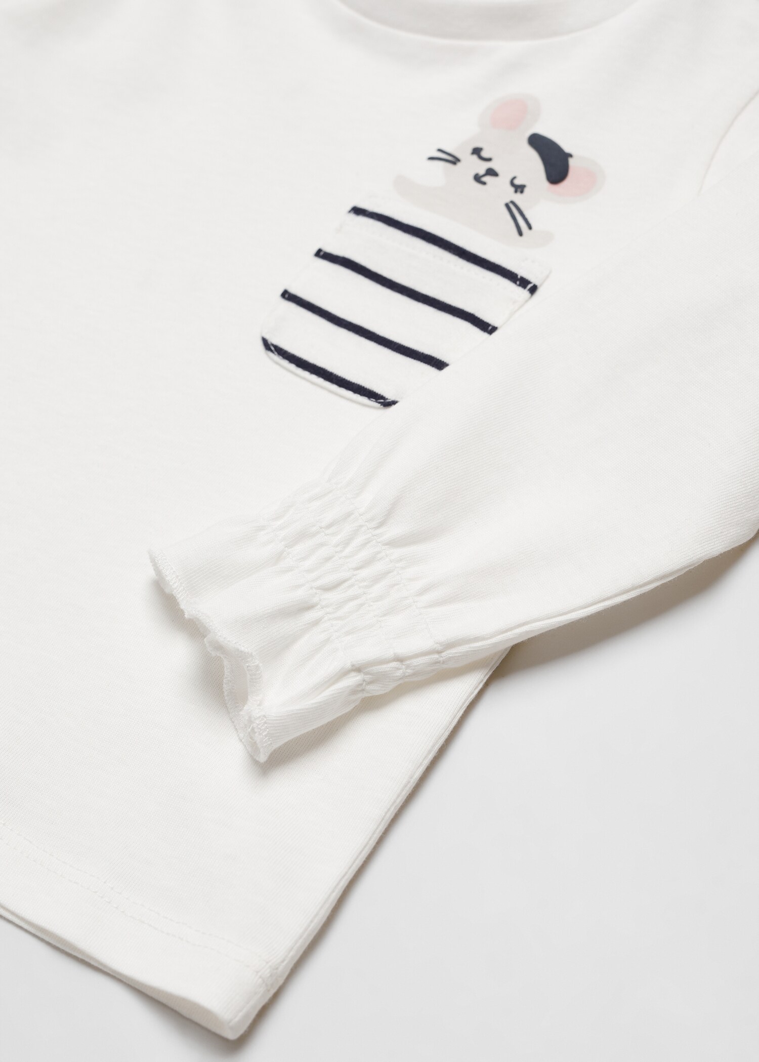 Mönstrad långärmad t-shirt - Detaljer om artikeln 0