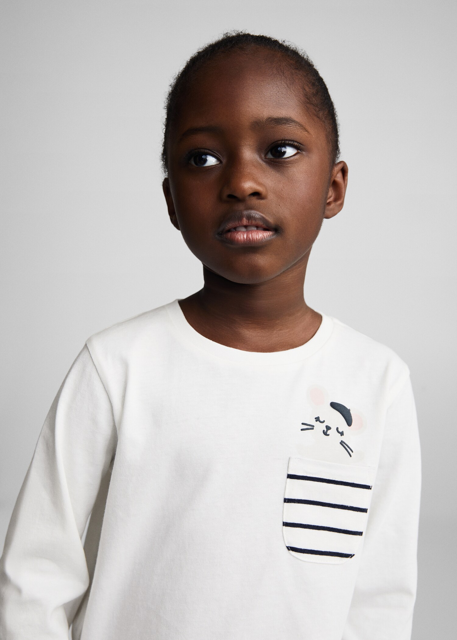 Mönstrad långärmad t-shirt - Detaljer om artikeln 1