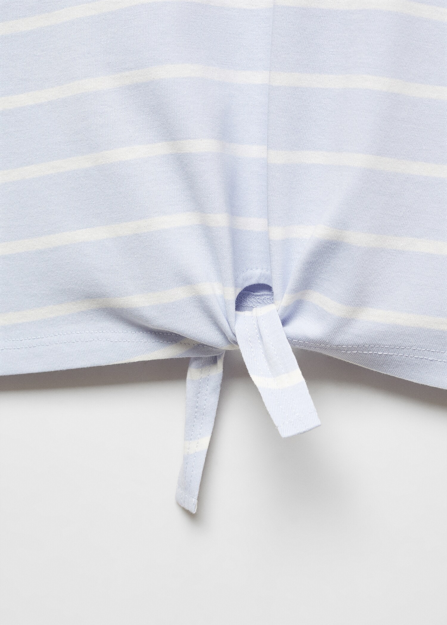 T-shirt à rayures nœud - Détail de l'article 8