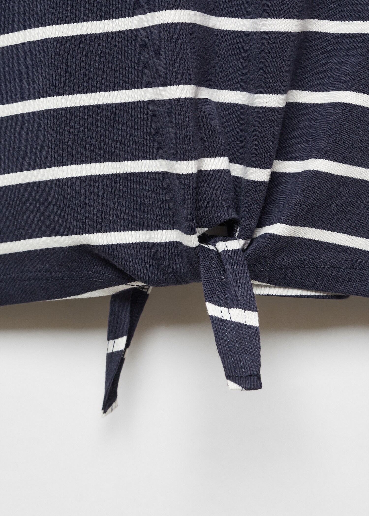 T-shirt à rayures nœud - Détail de l'article 8