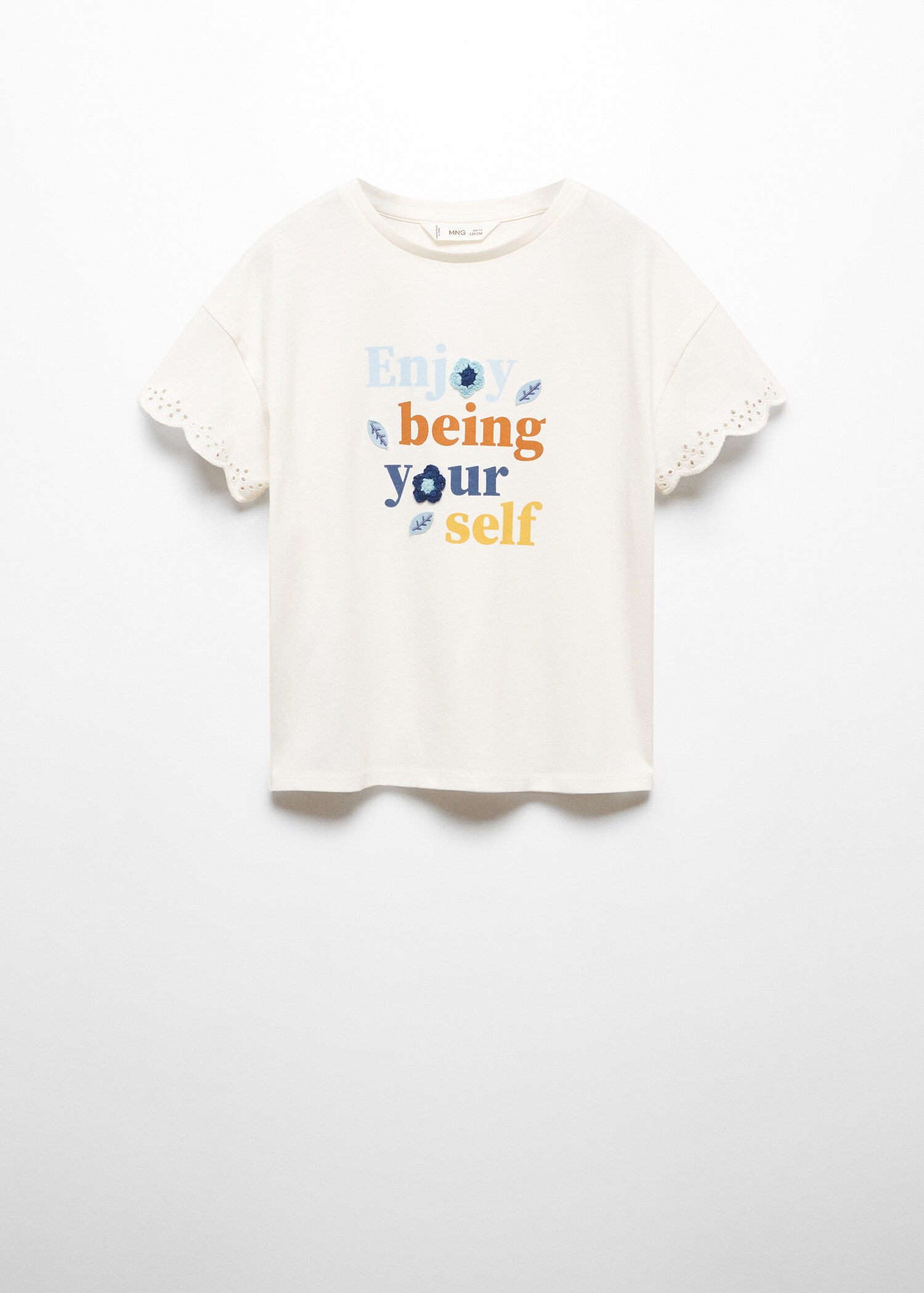 Printed message T-shirt - Article without model