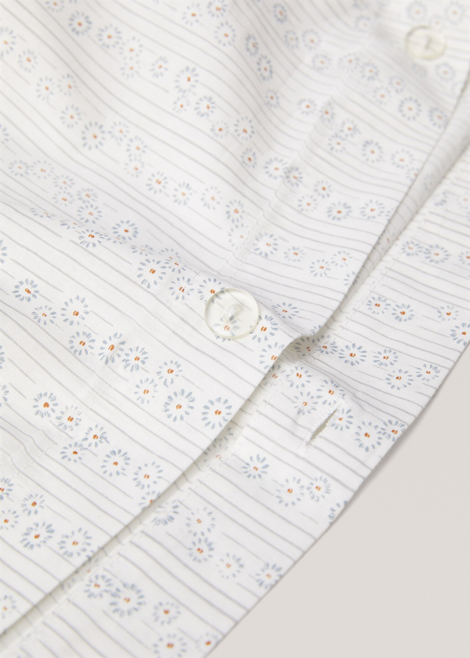 Funda nórdica 100% algodón flores cama 150cm - Detalle del artículo 3