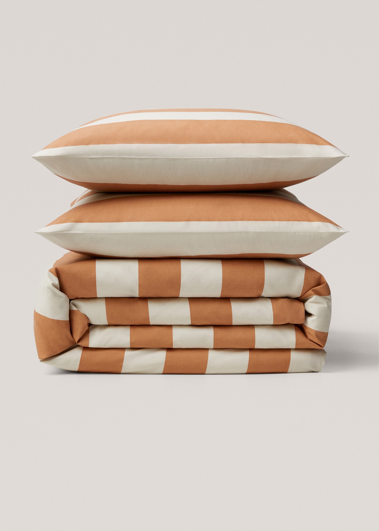 Funda nórdica algodón rayas contraste cama 135cm - Artículo sin modelo