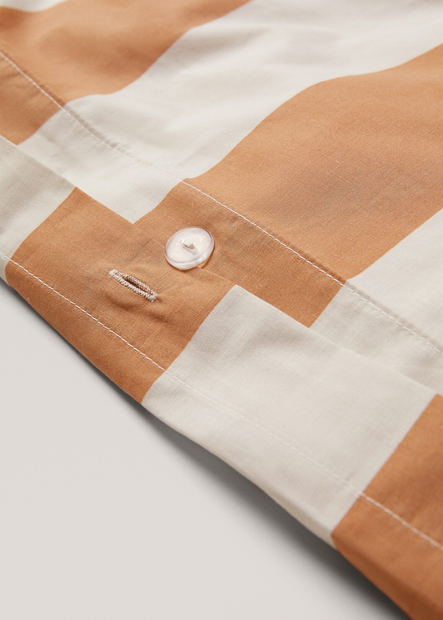 Funda nórdica algodón rayas contraste cama 135cm - Detalle del artículo 2