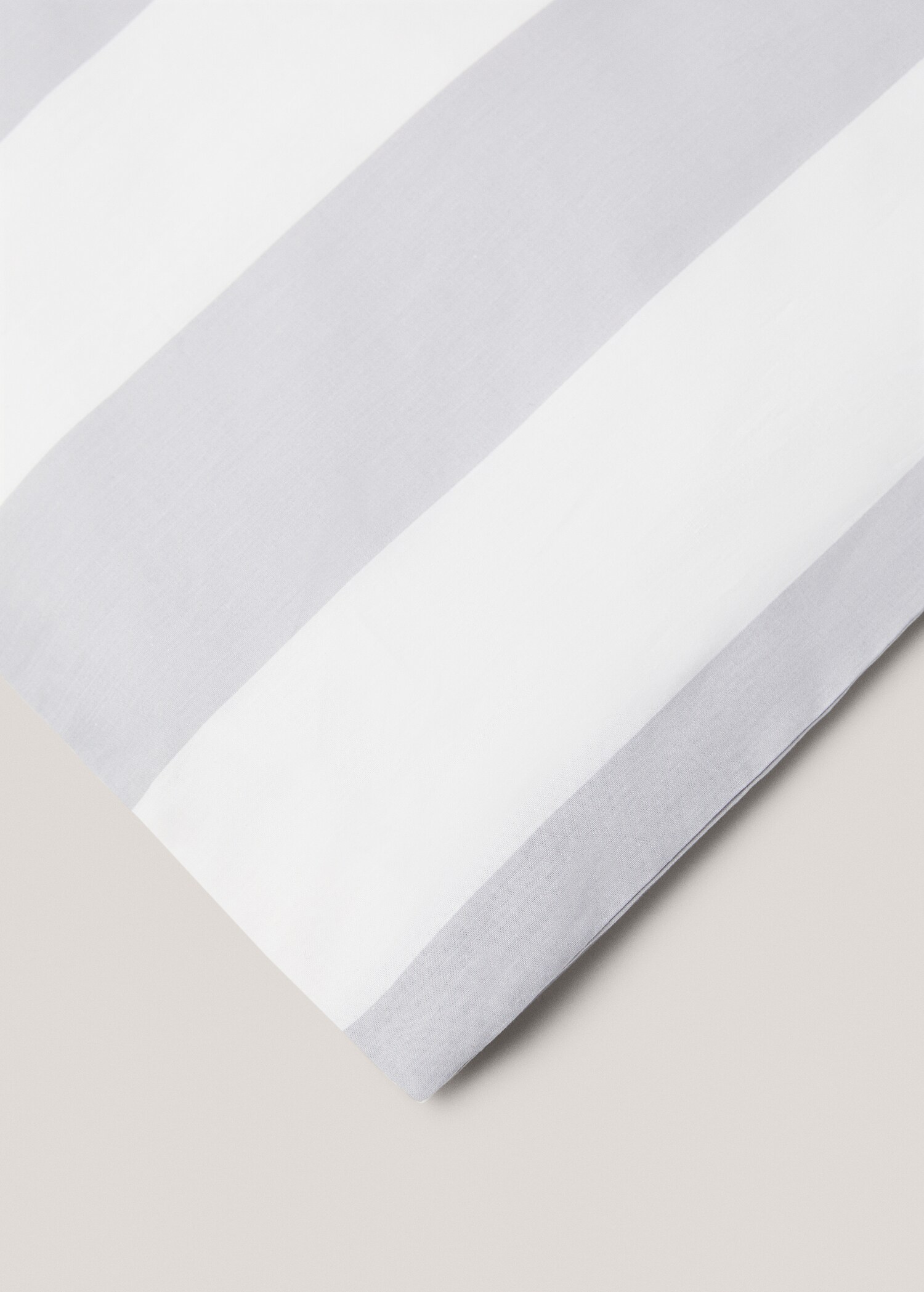 Funda nórdica algodón rayas contraste cama 135cm - Detalle del artículo 3