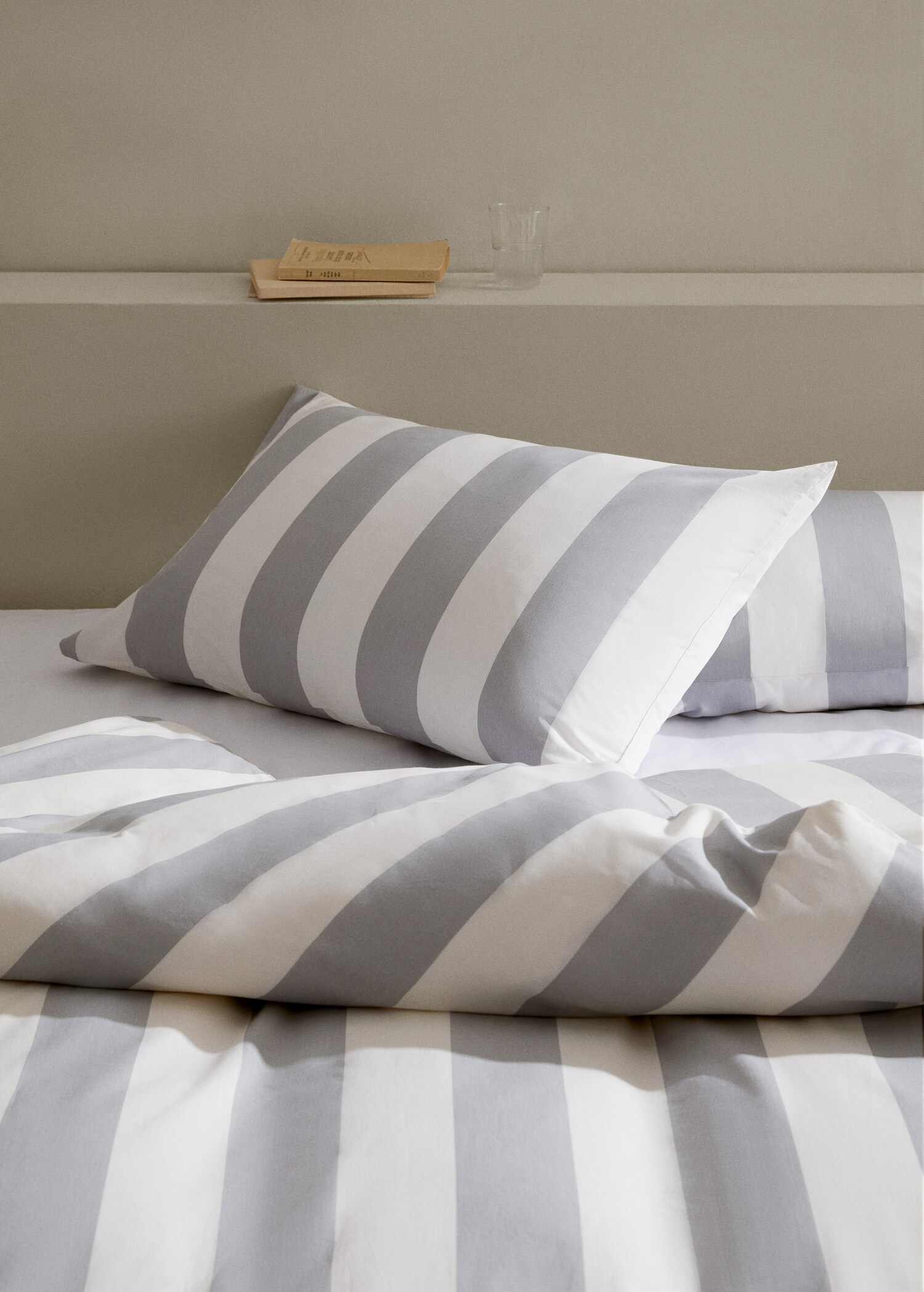 Funda nórdica algodón rayas contraste cama 135cm - Detalle del artículo 7