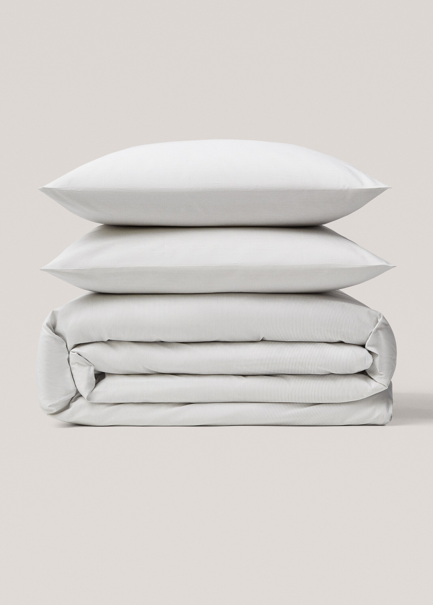 Duvet cover vertical stripes queen bed - Article without model
