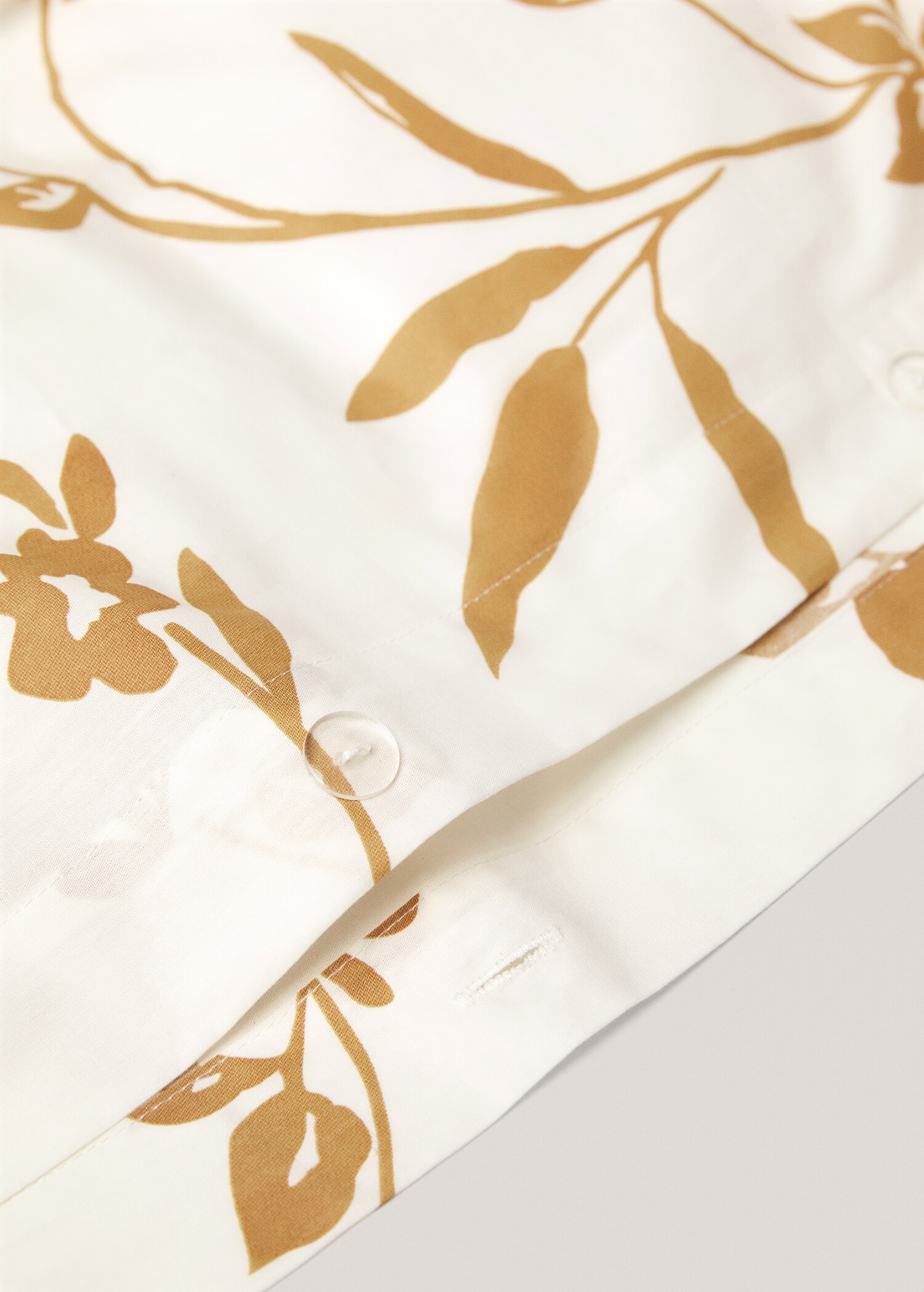 Cotton duvet cover with flower design Single bed - Details of the article 1
