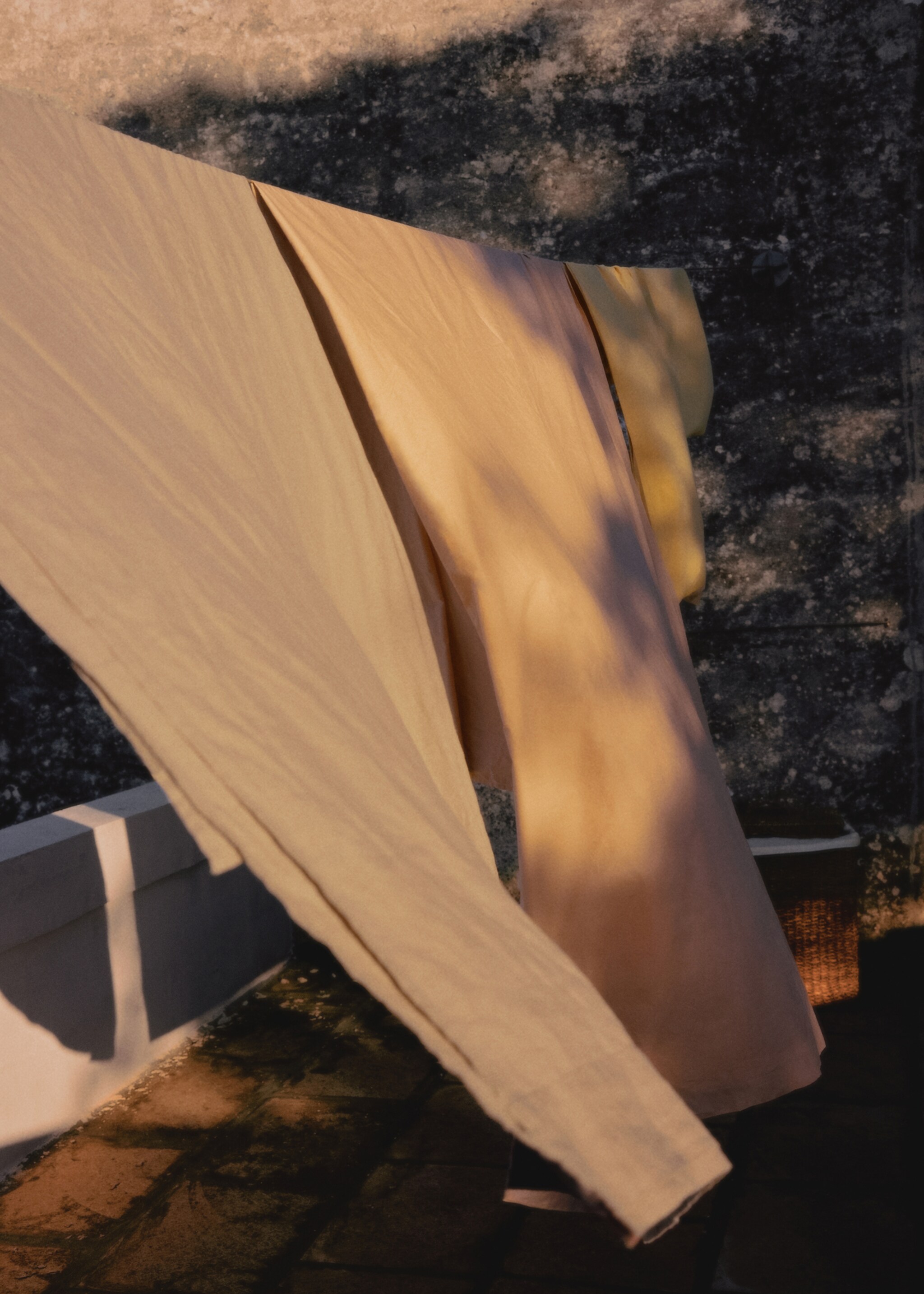 100% linen duvet cover for 150/160 cm bed - Details of the article 6, Medium Brown. Ref: 67004070-00.