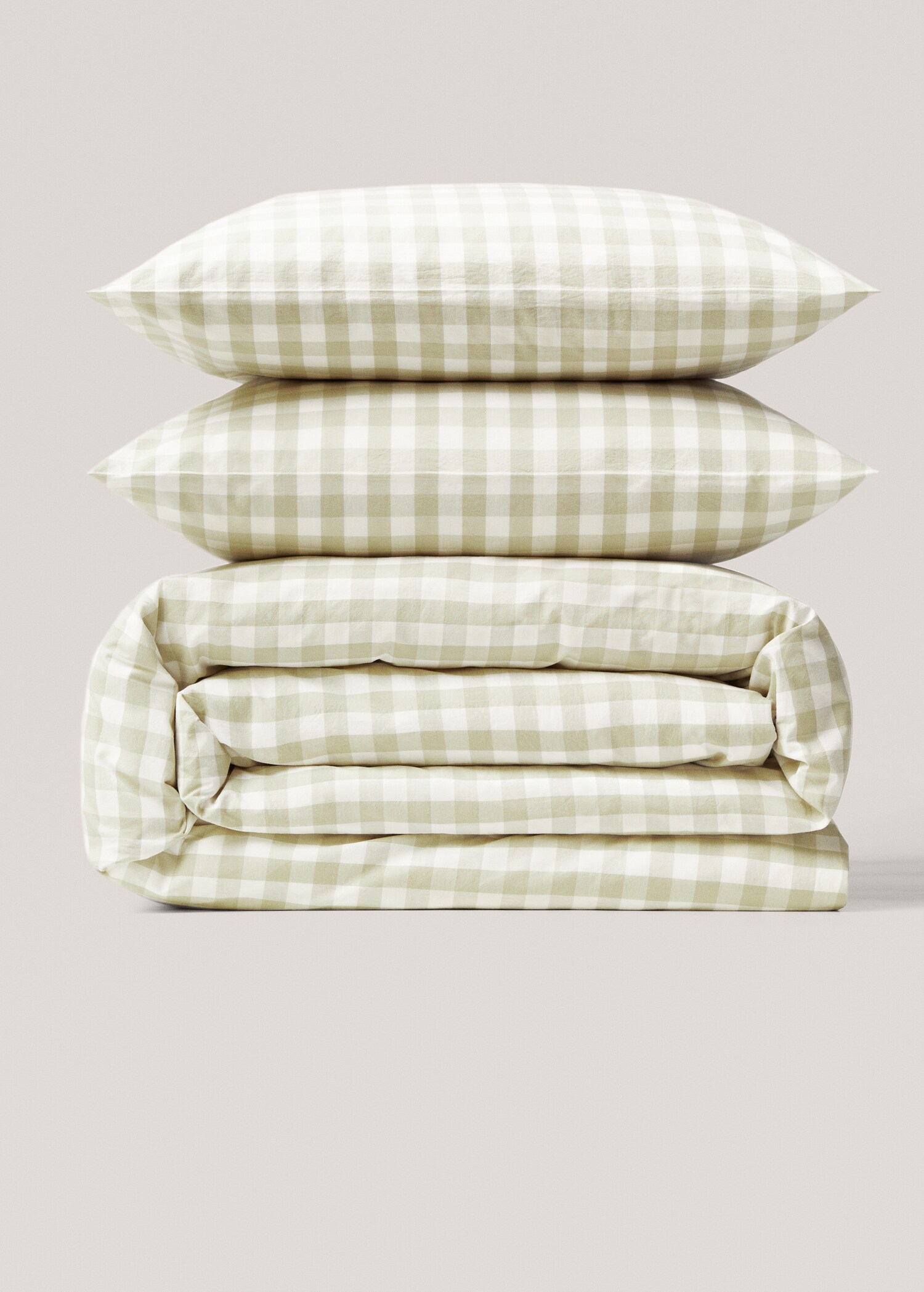 Check cotton duvet cover for king bed - Article without model