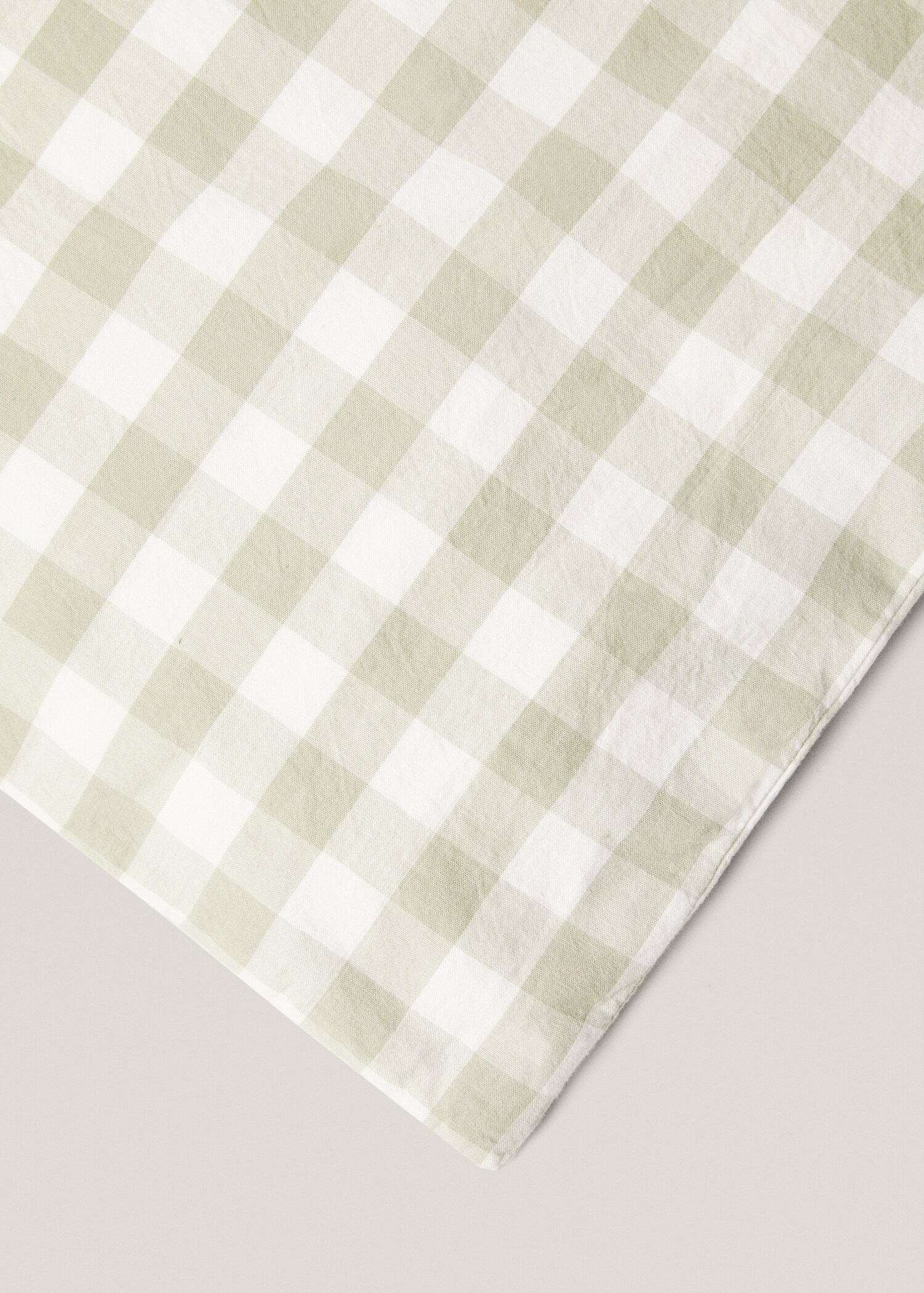 Check cotton duvet cover for king bed - Details of the article 1
