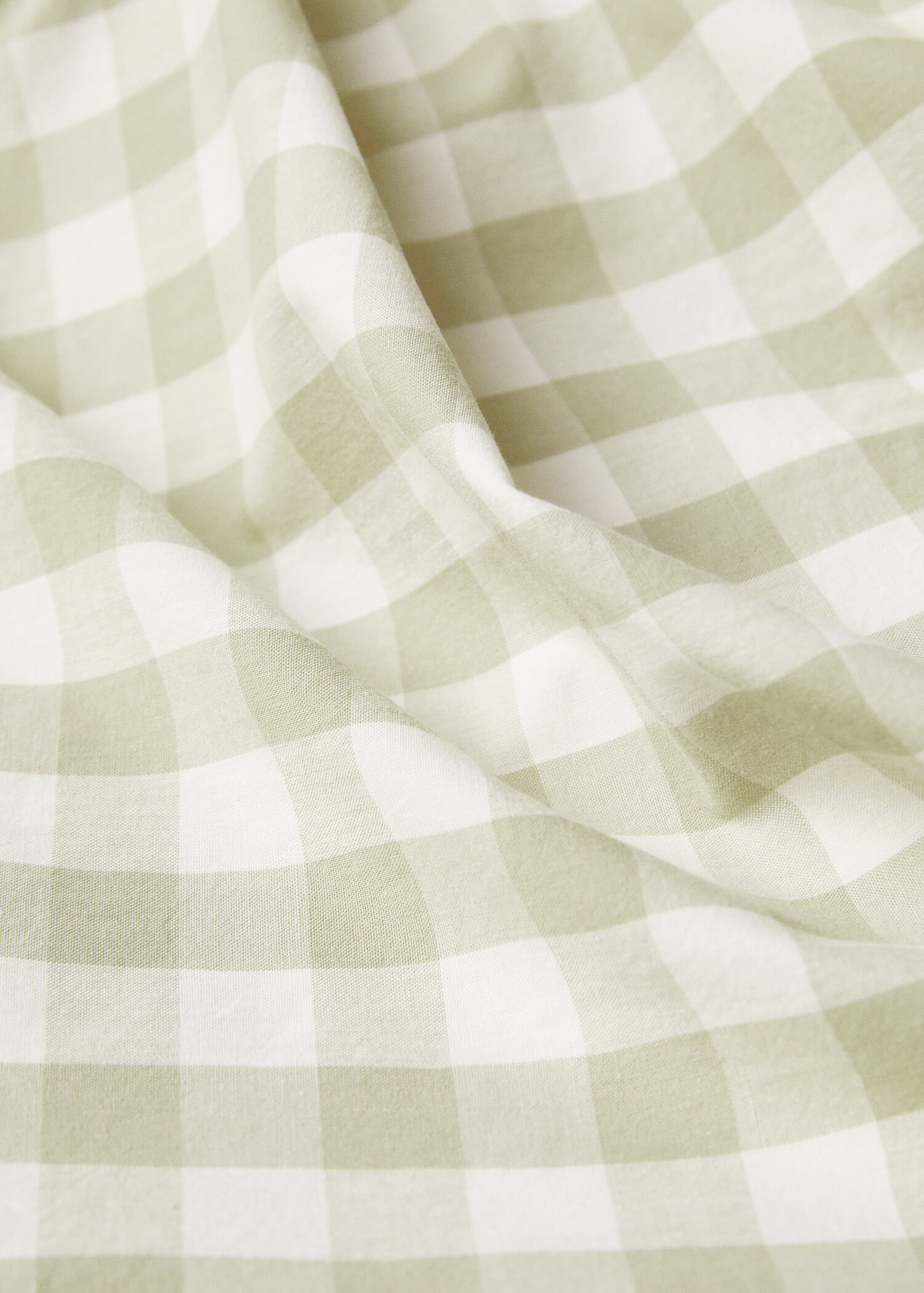 Check cotton duvet cover for king bed - Details of the article 2
