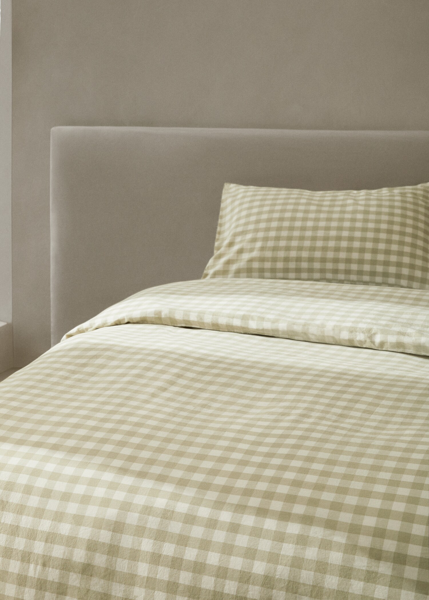 Check cotton duvet cover for king bed - Details of the article 7
