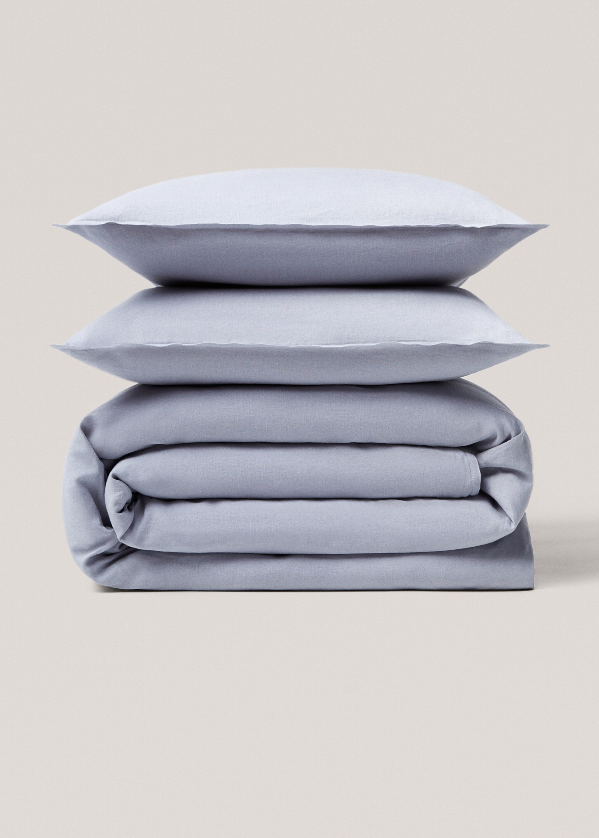 100% linen duvet cover large queen bed - Article without model, Indigo Blue. Ref: 67004078-00.