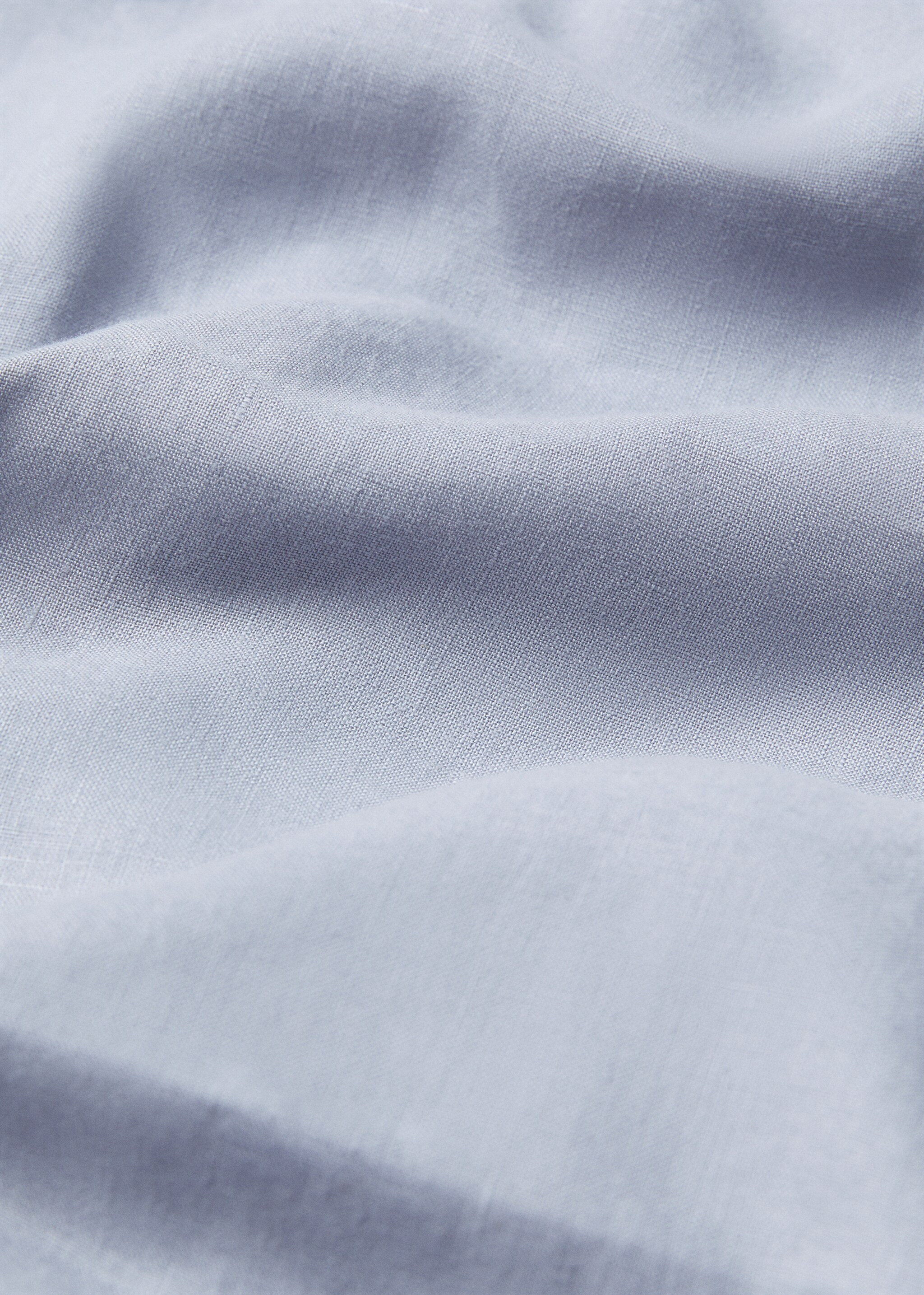 100% linen duvet cover large queen bed - Details of the article 1, Indigo Blue. Ref: 67004078-00.