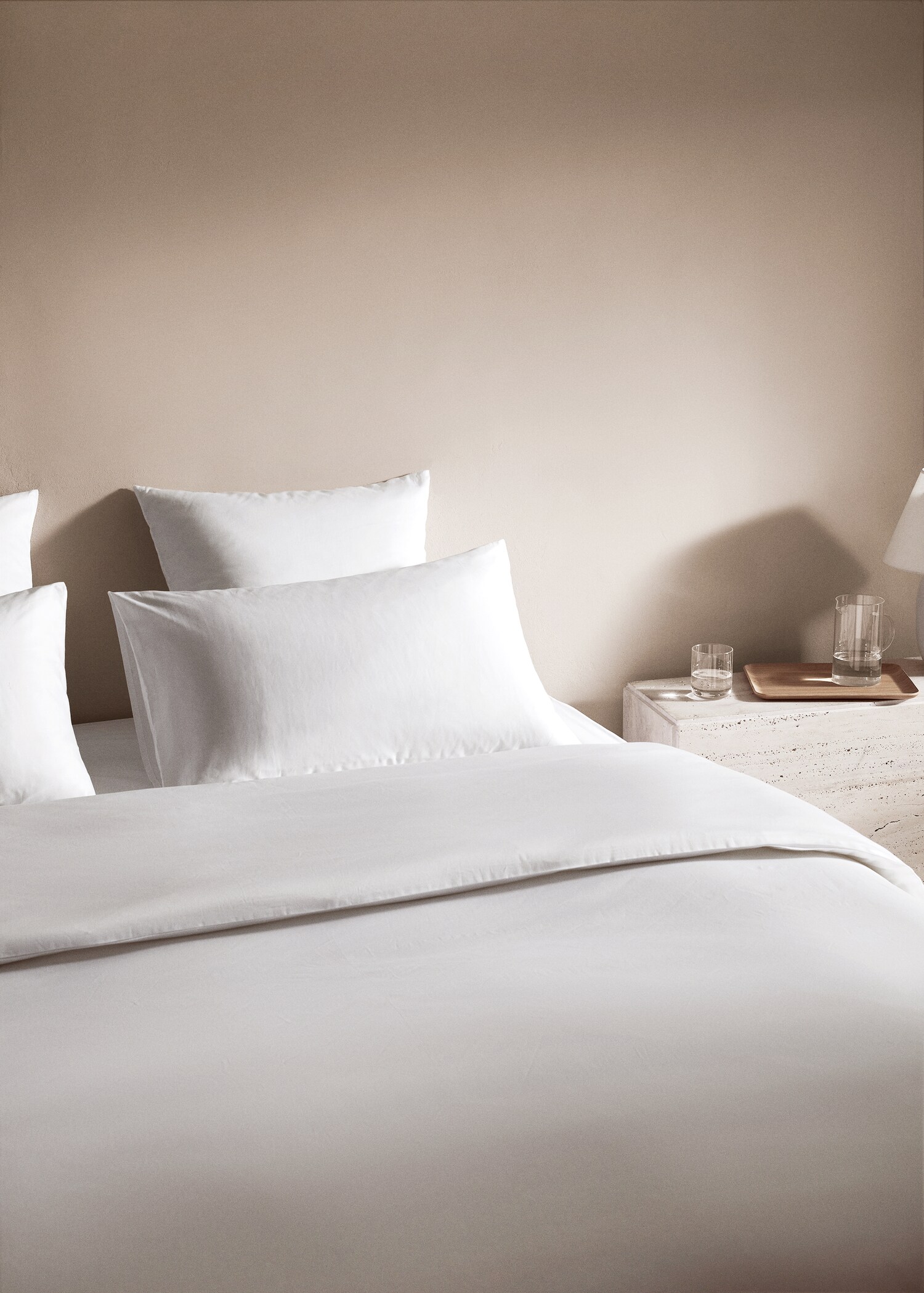 Satijnen dekbedovertrek bed 180  cm - Detail van het artikel 7