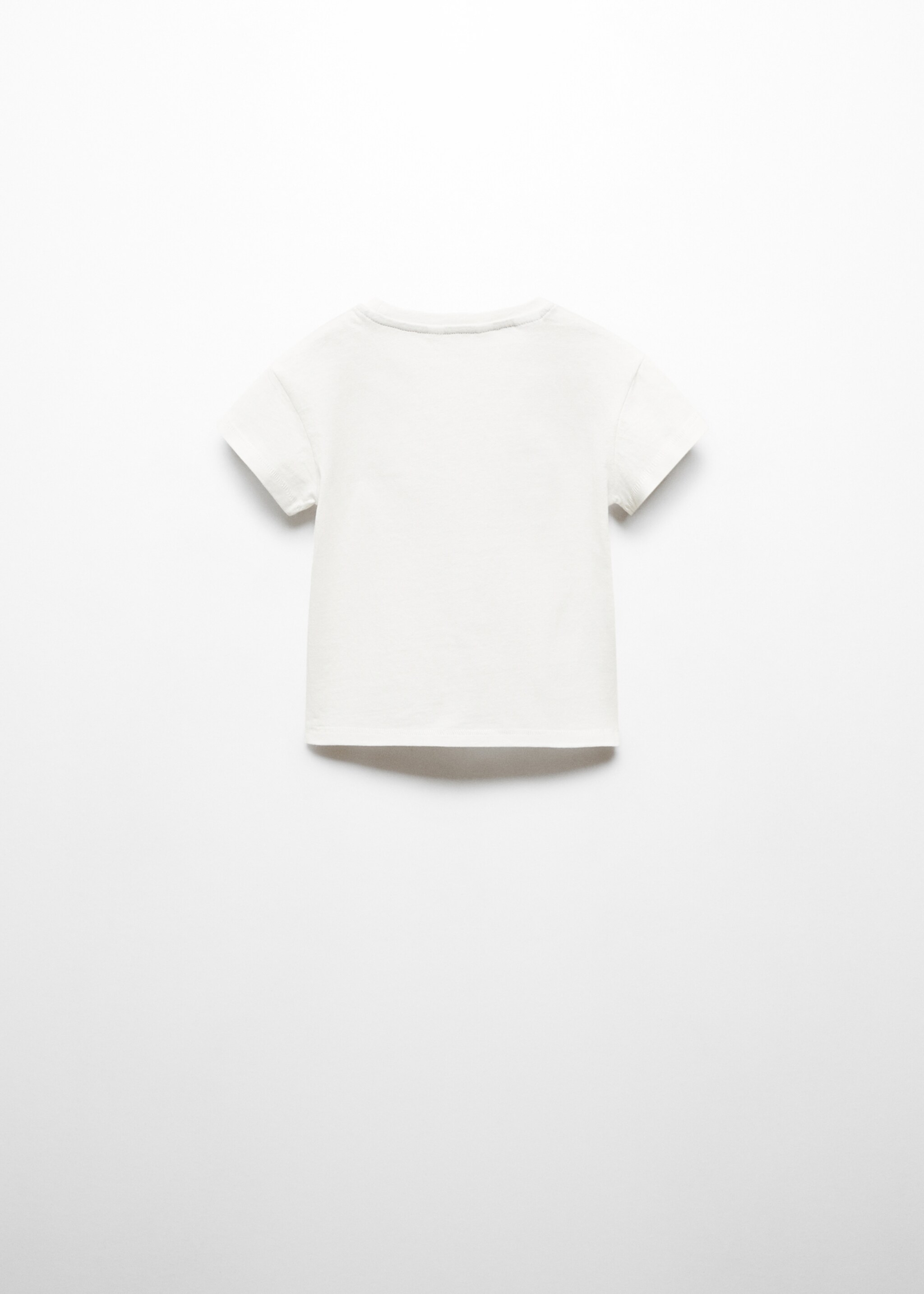 Printed cotton-blend T-shirt - Reverse of the article