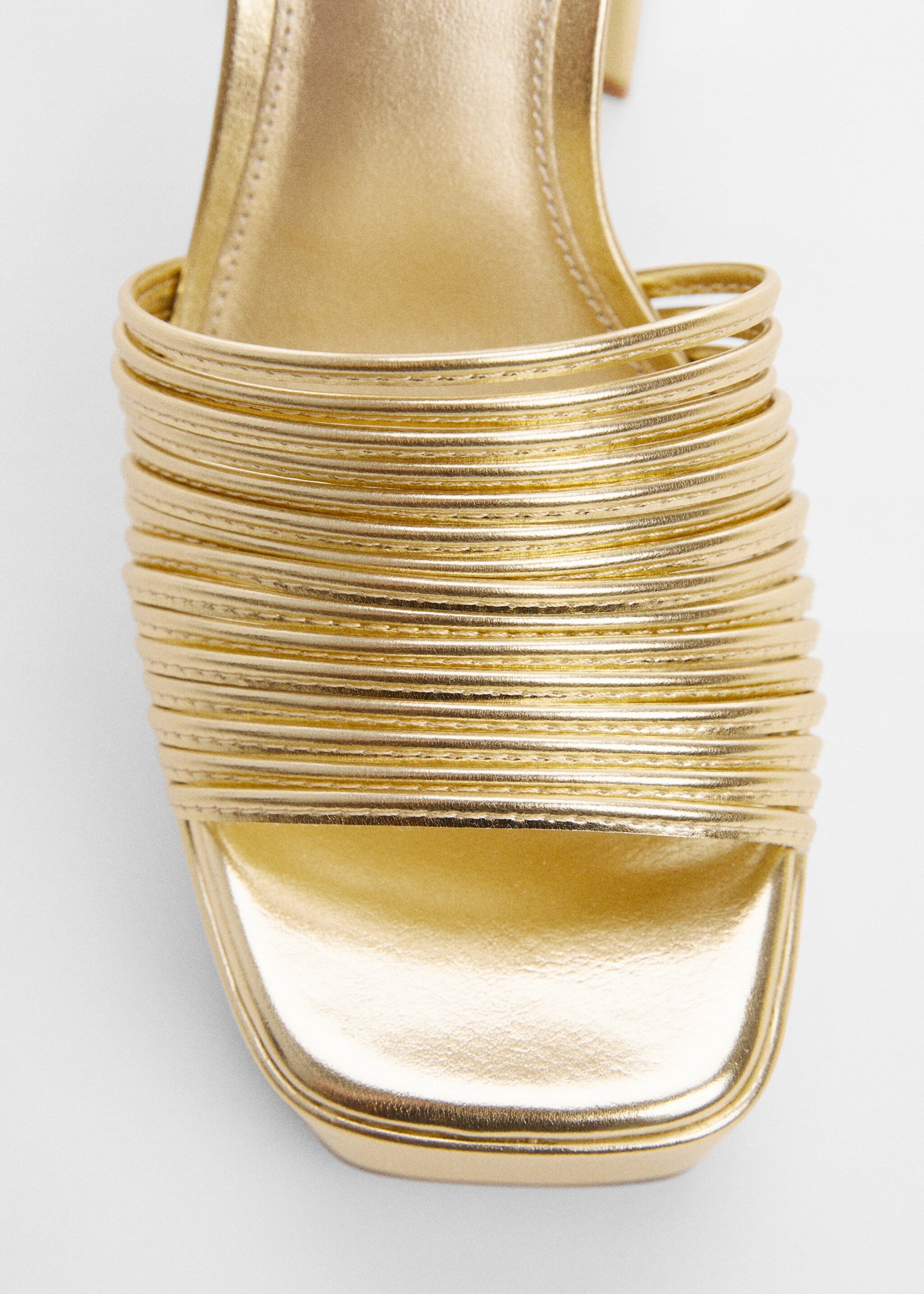 Metallic sandalen met hakken - Detail van het artikel 2