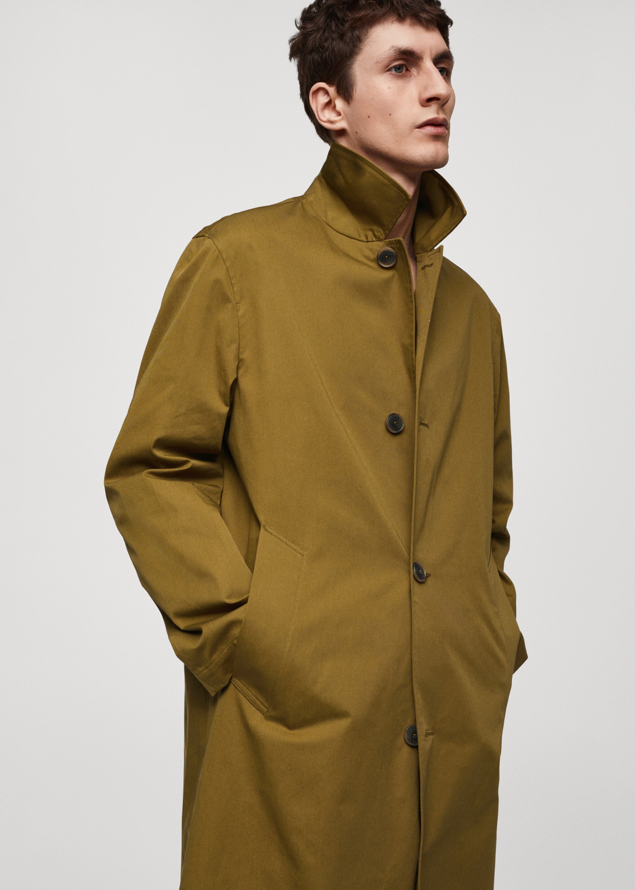 Gabardina relaxed fit algodón - Detalle del artículo 4