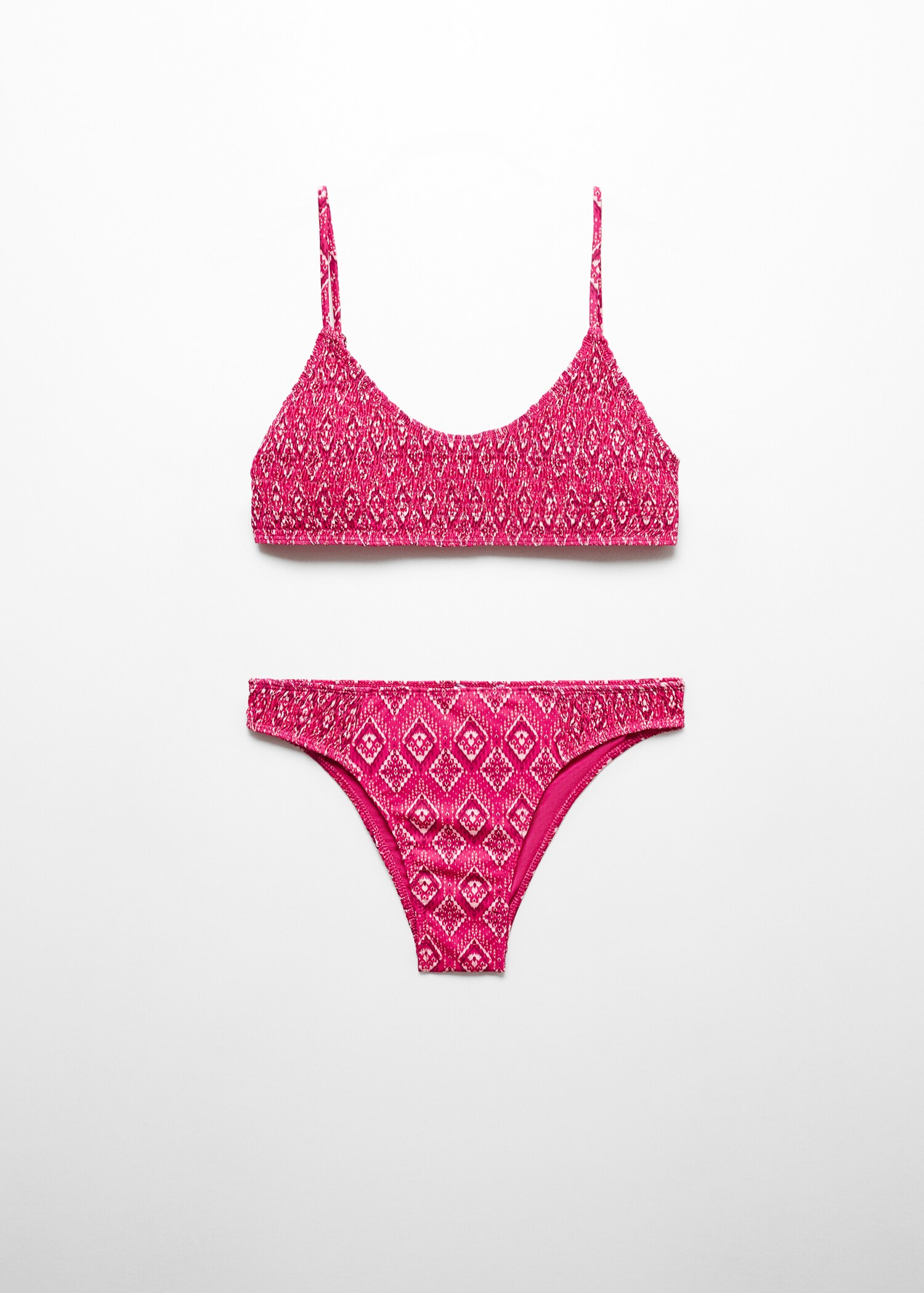 Ruched printed bikini - Article without model