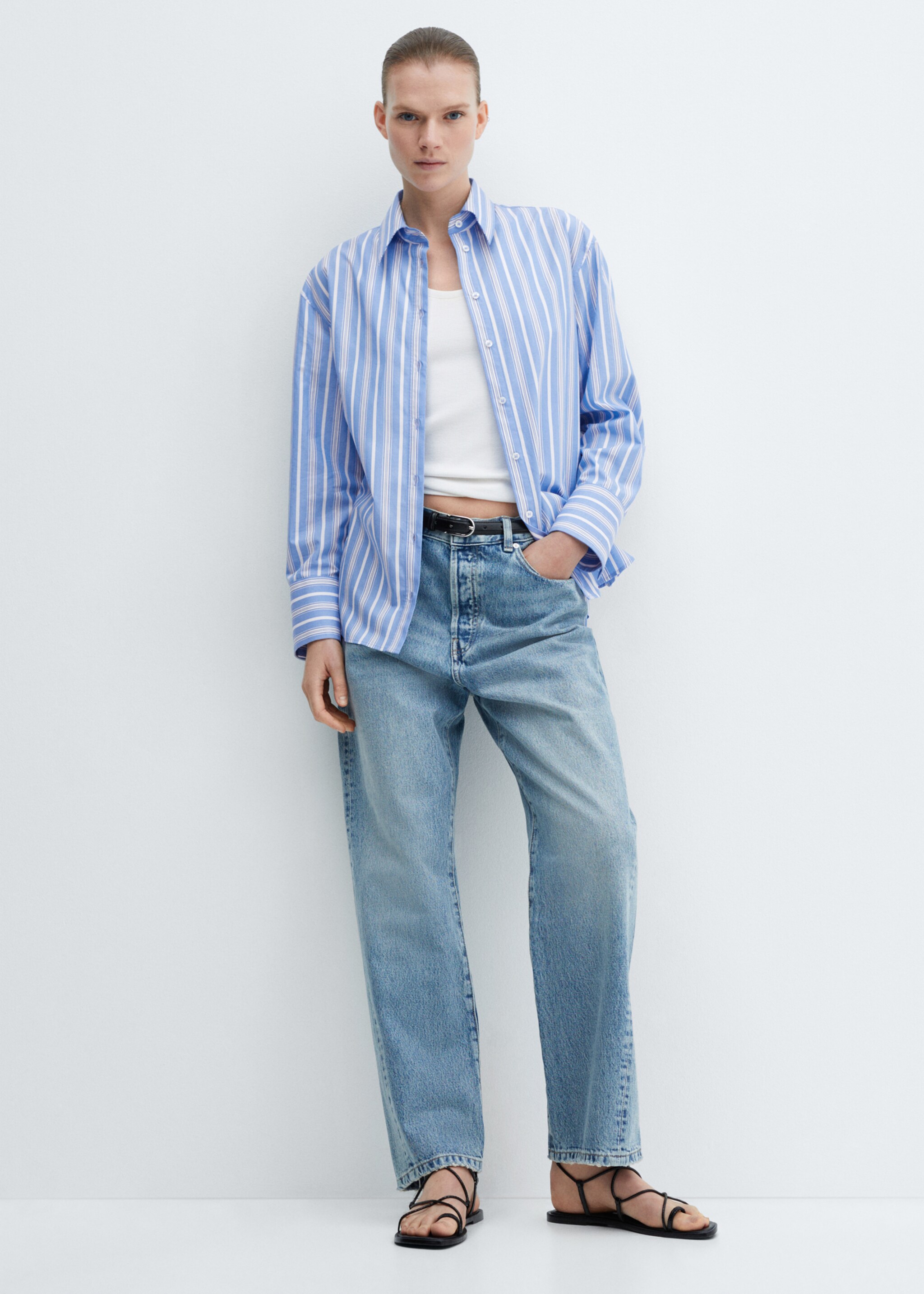 Chemise à rayures nœud - Détail de l'article 2