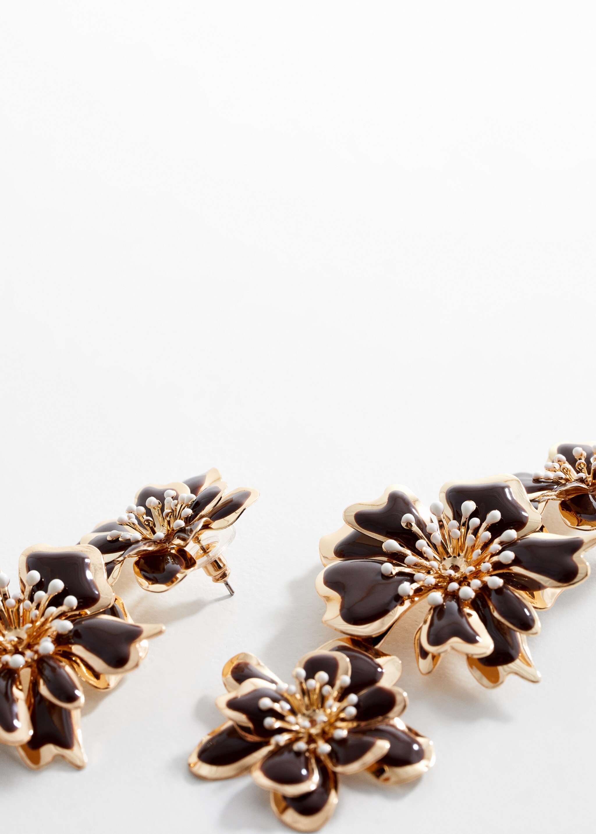 Flower pendant earrings - Details of the article 1