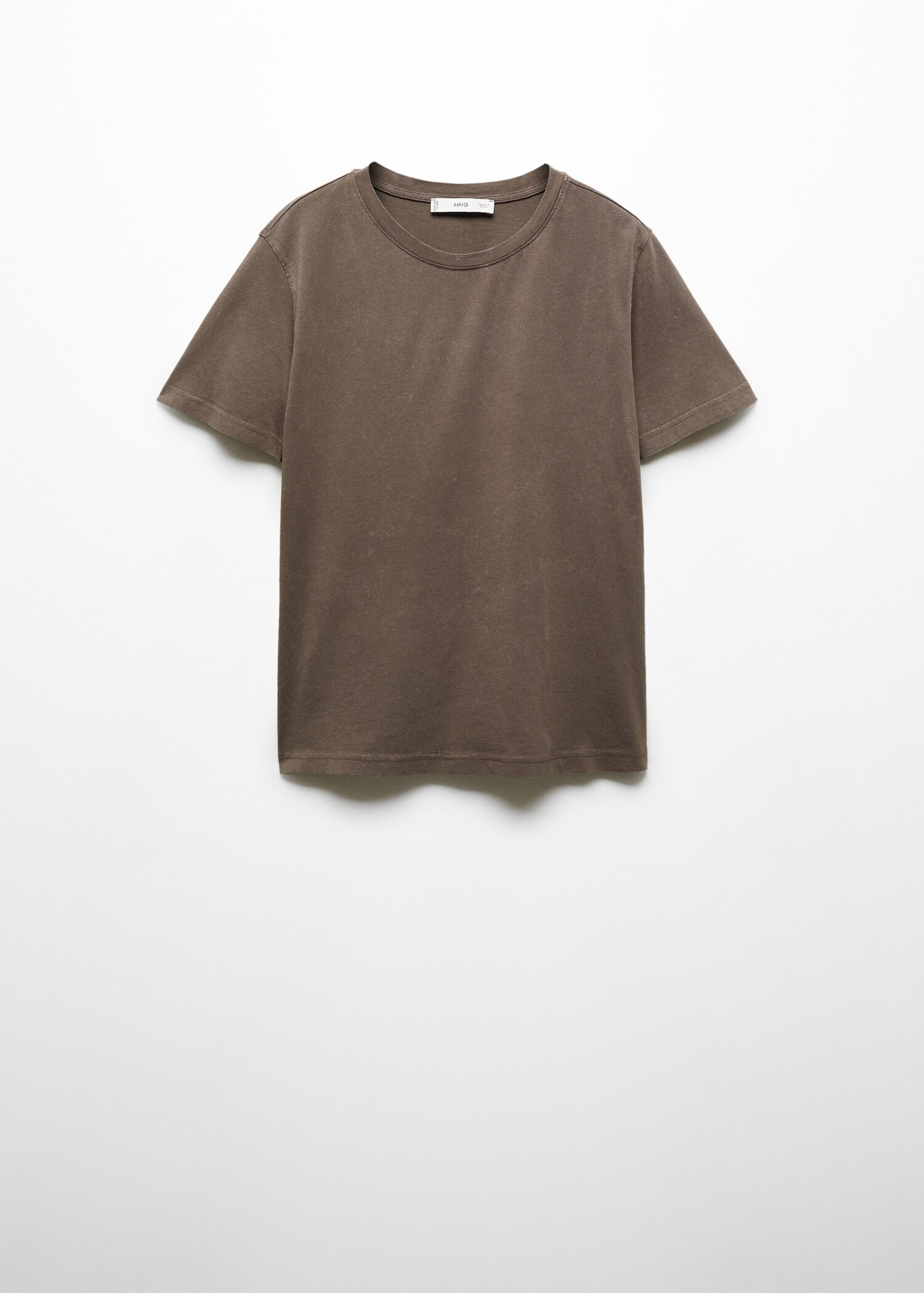 Washed round-neck t-shirt - Article without model