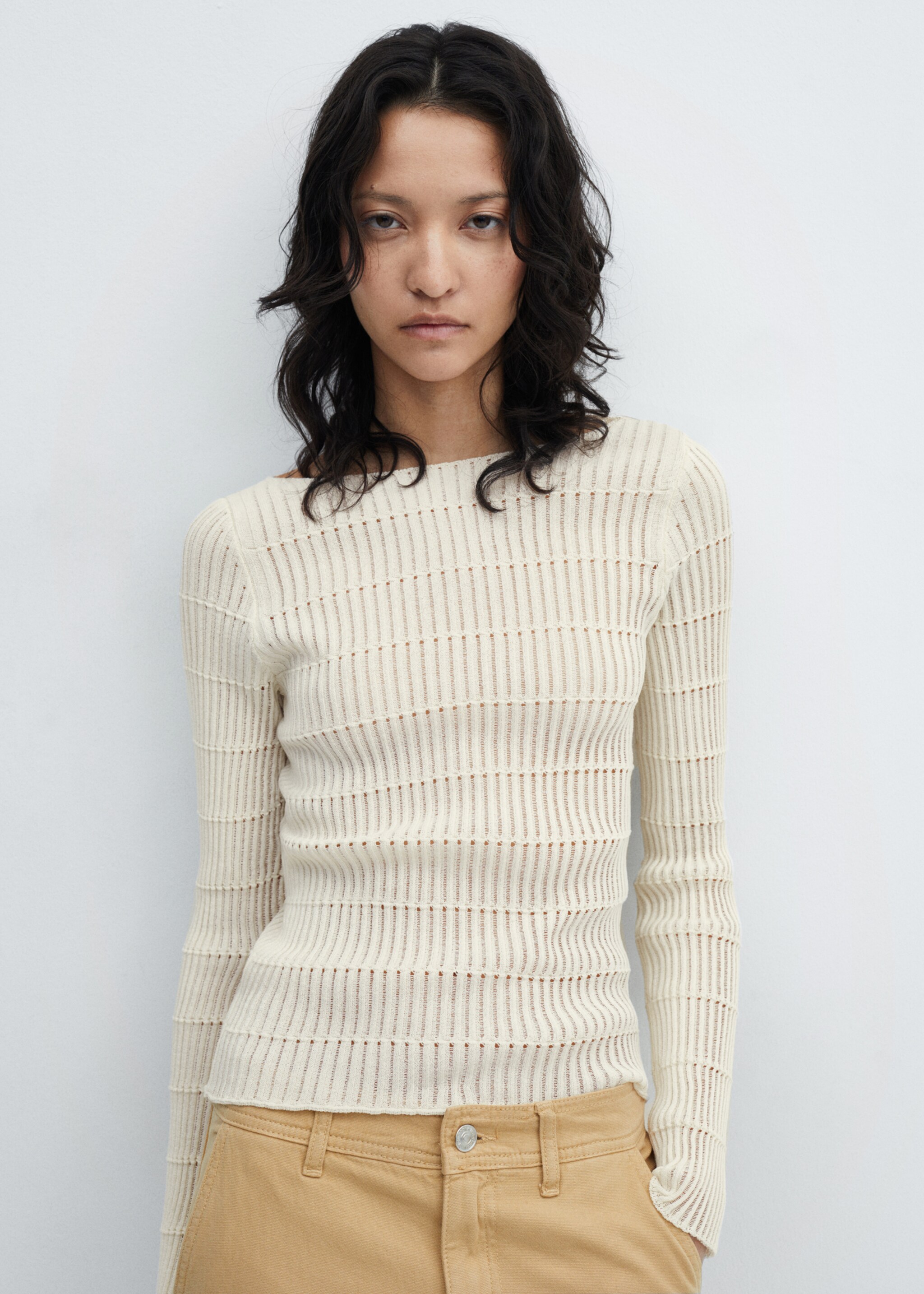 Knitted sweater - Medium plane