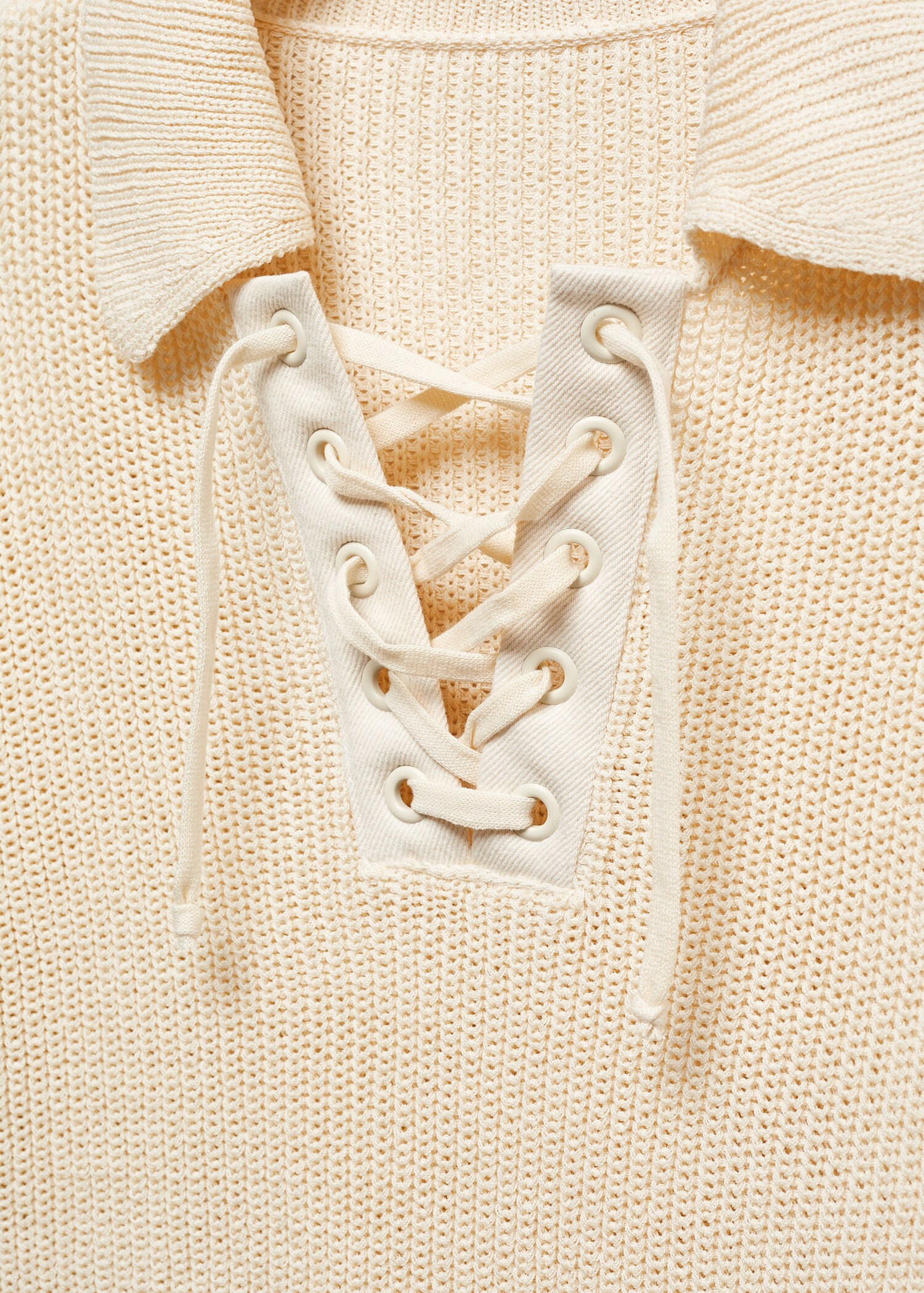 Jersey cuello pico cordón - Detalle del artículo 8