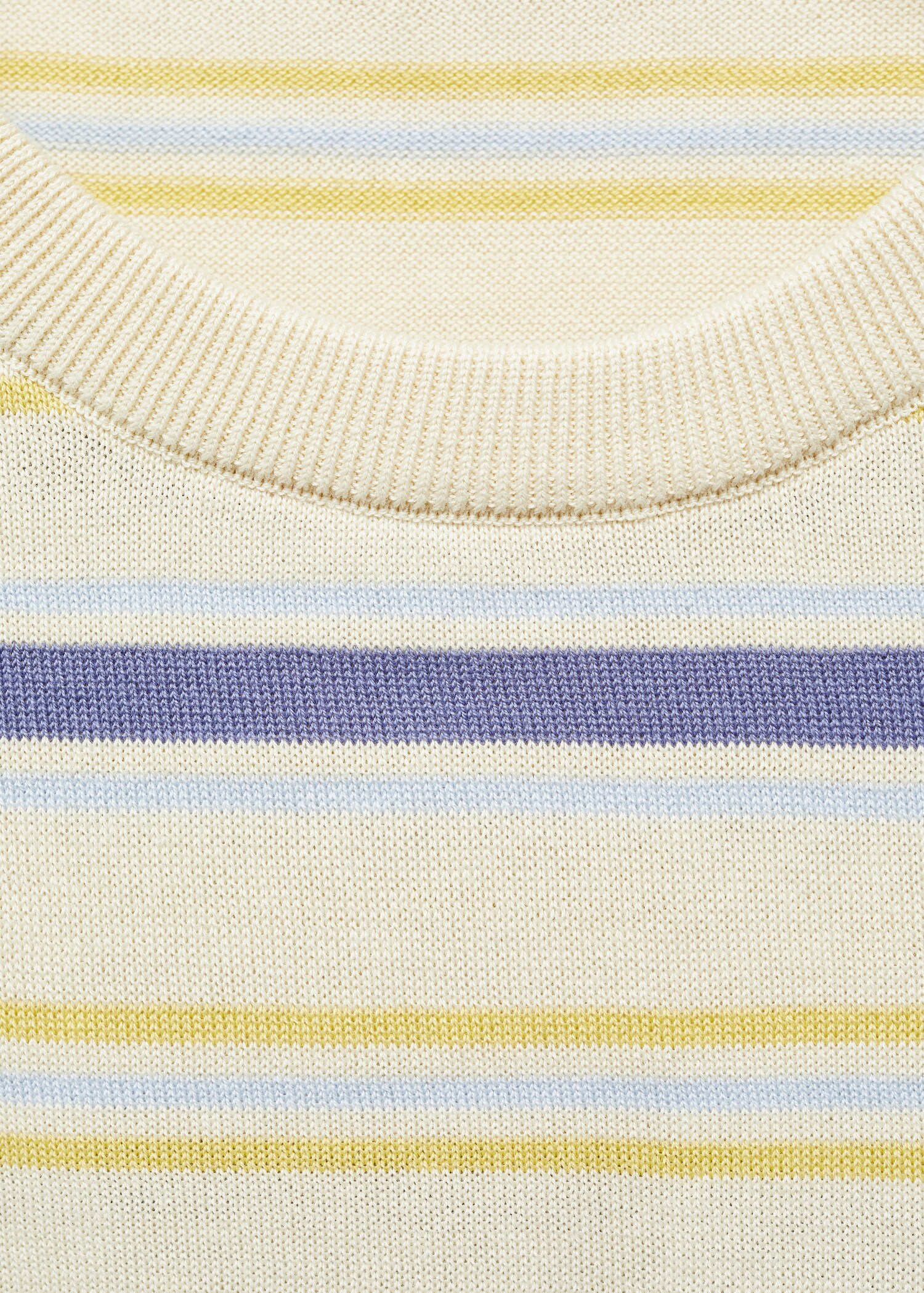 Round-neck striped sweater - Details of the article 8