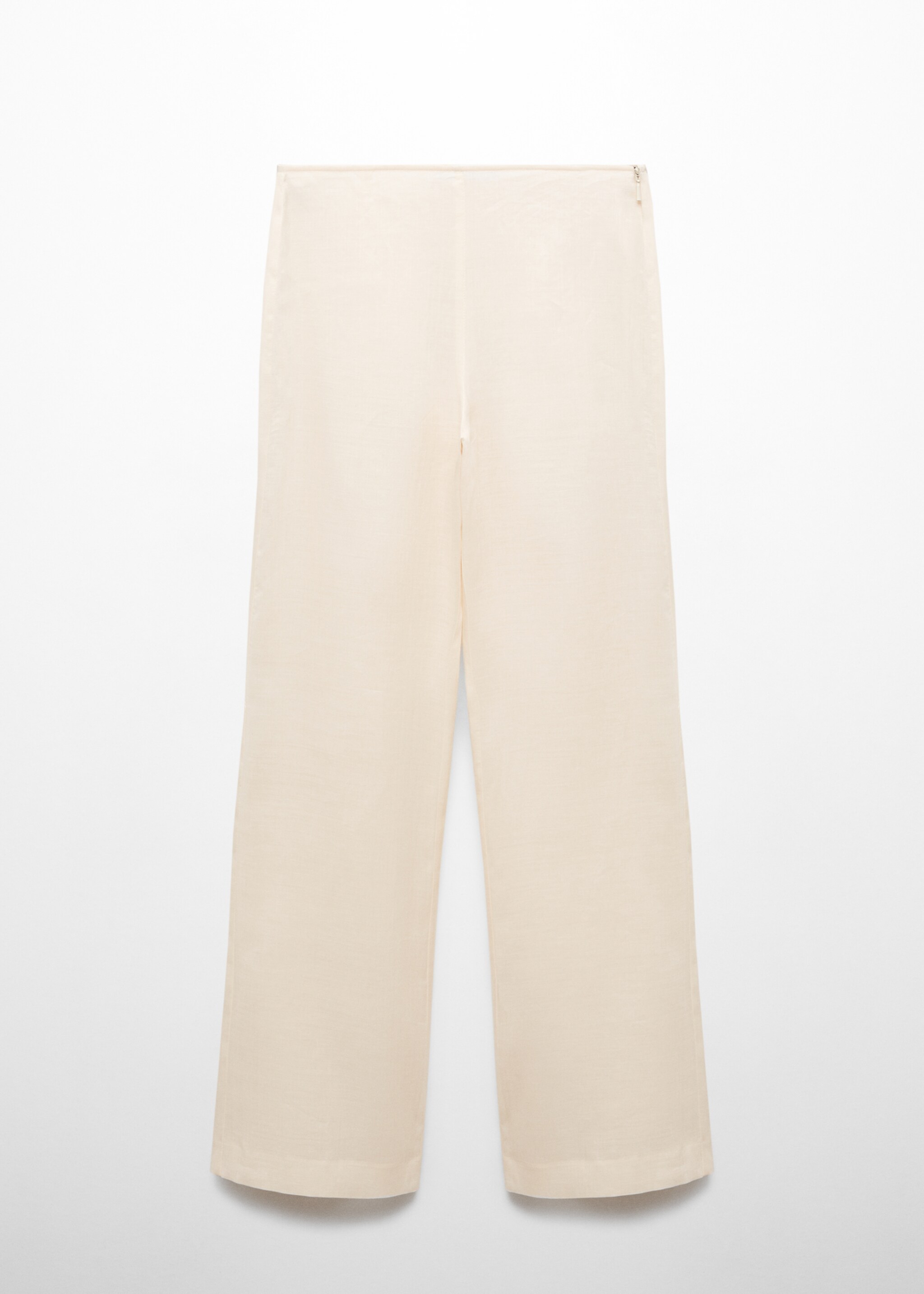 100% ramie straight trousers - Article without model