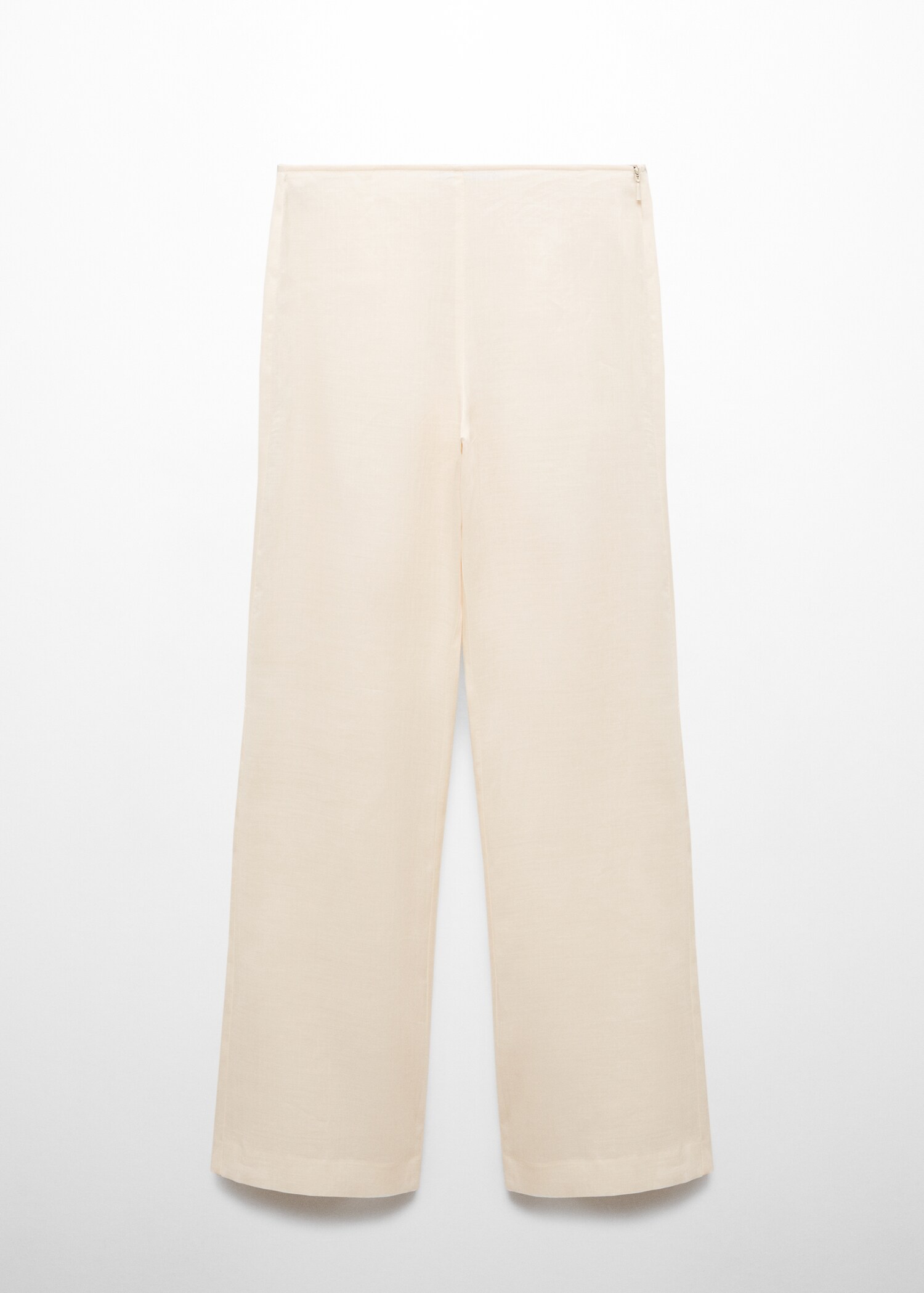 100% ramie straight trousers - Article without model