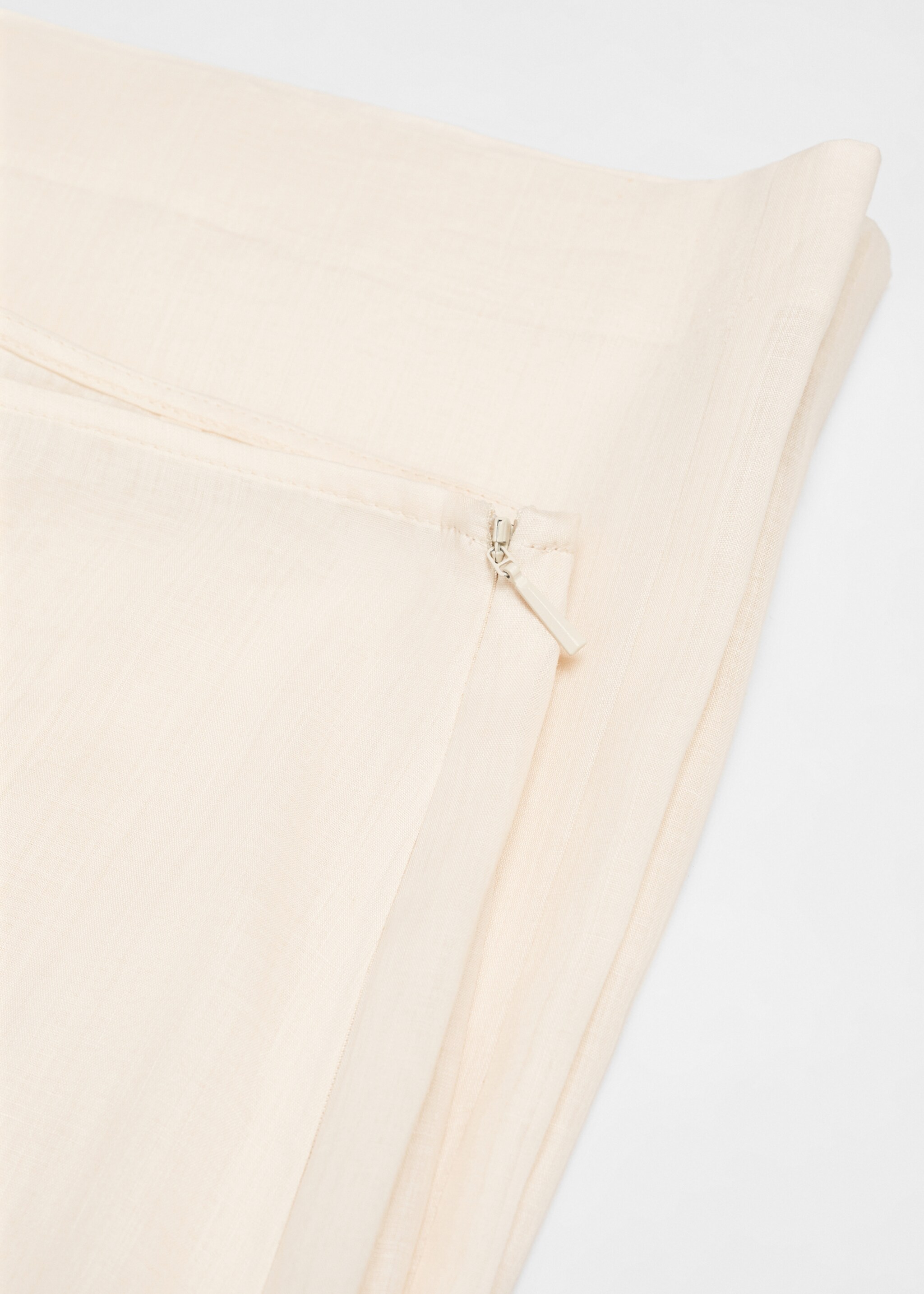 100% ramie straight trousers - Details of the article 8
