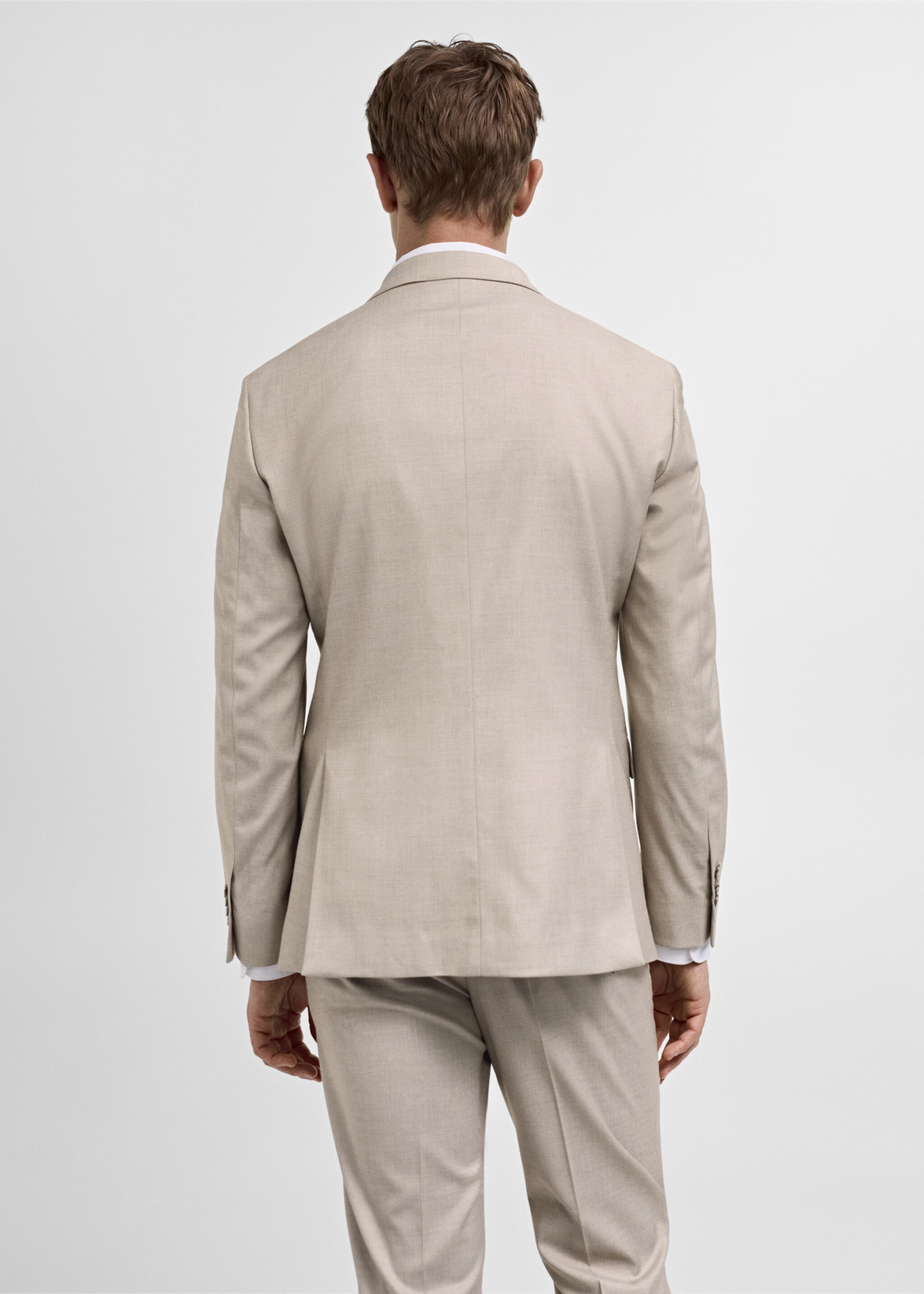 Slim fit fazonú öltönyzakó comfort stretch anyagból - A cikk hátulja