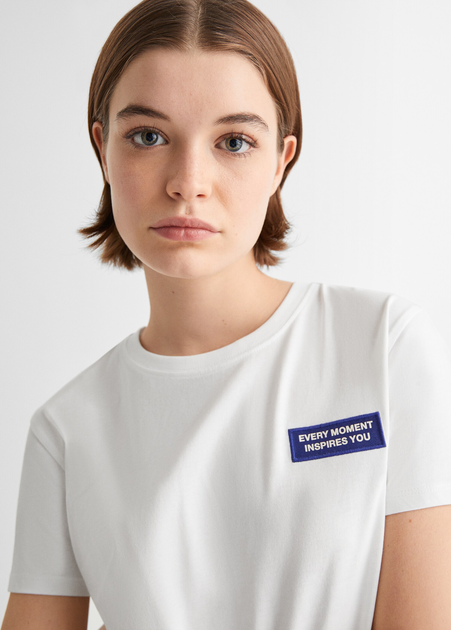 T-Shirt mit Textaufdruck - Detail des Artikels 1