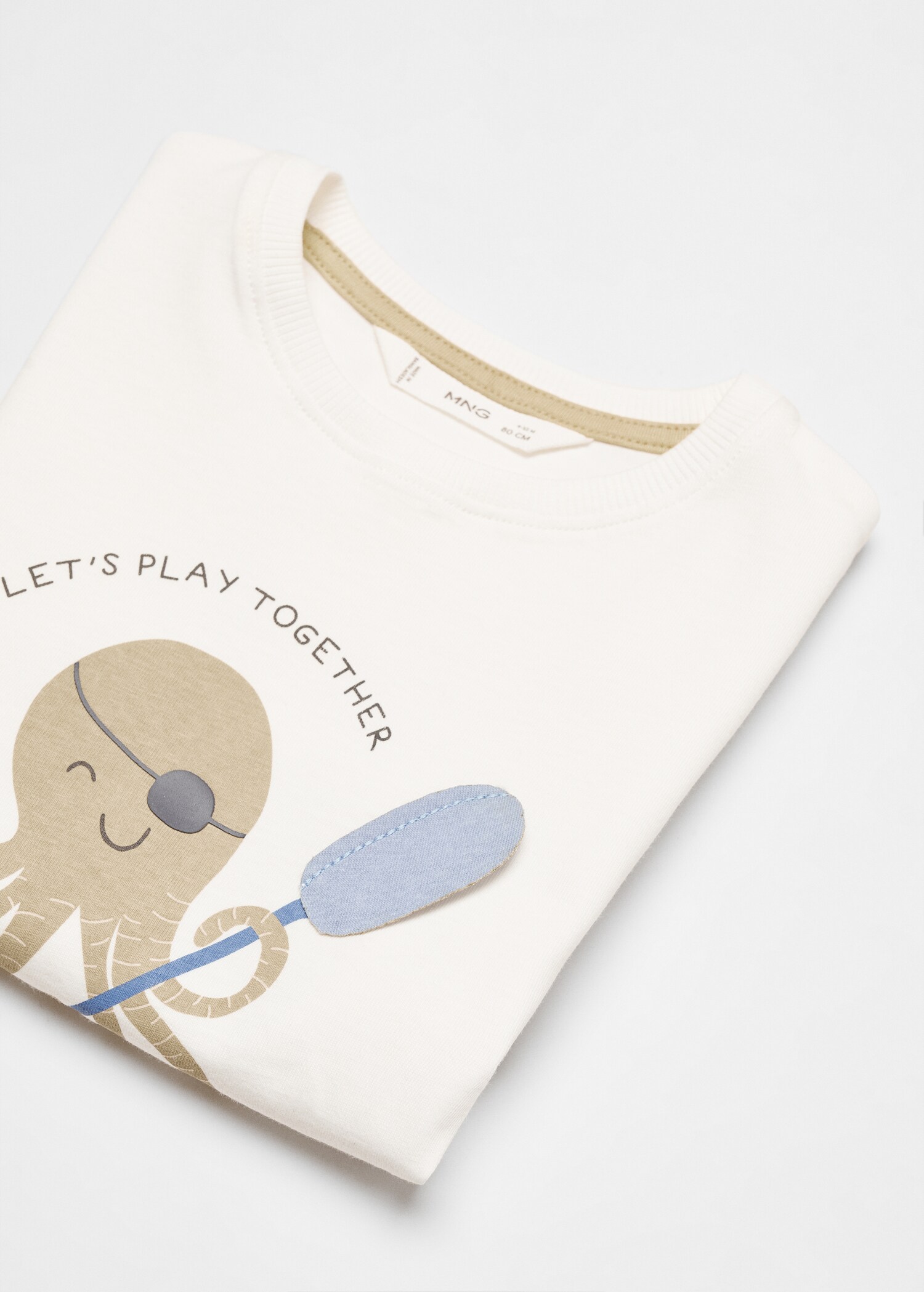 Printed cotton-blend T-shirt - Details of the article 8
