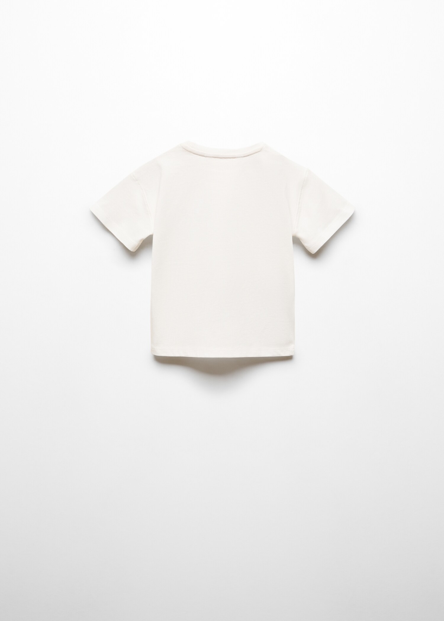 Printed cotton-blend T-shirt - Reverse of the article