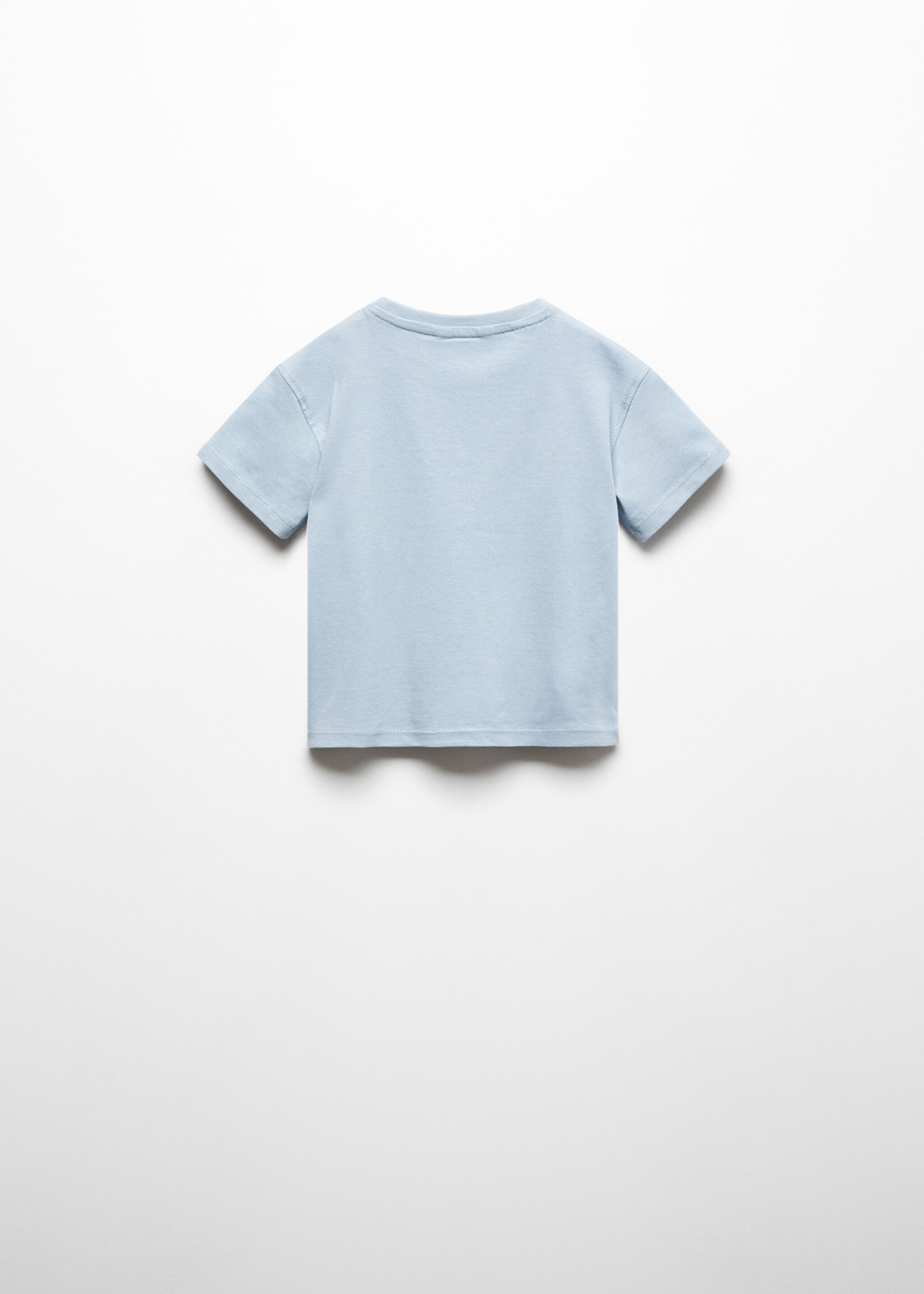T-shirt with print drawing - Reverse of the article