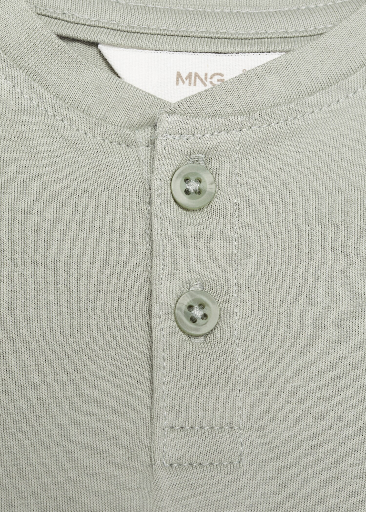 Essential cotton-blend T-shirt - Details of the article 8