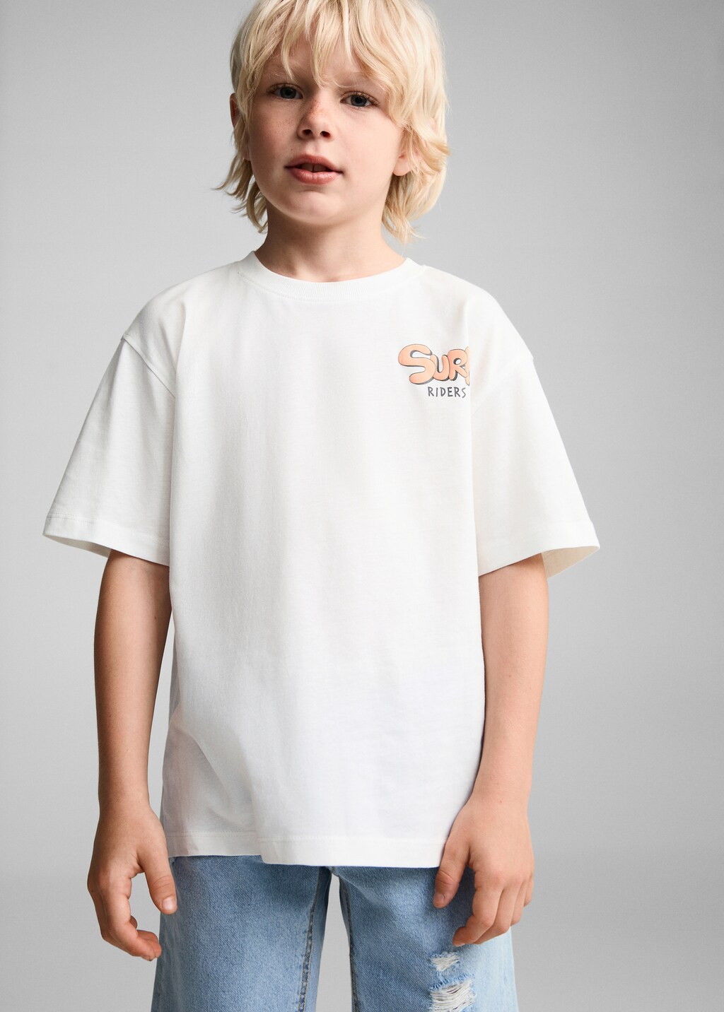 Tシャツ・カットソー citybreeze Cloudy Dream Short Sleeve T-Shirt_WHITE Lunch T-shirt BLOOM WHITE