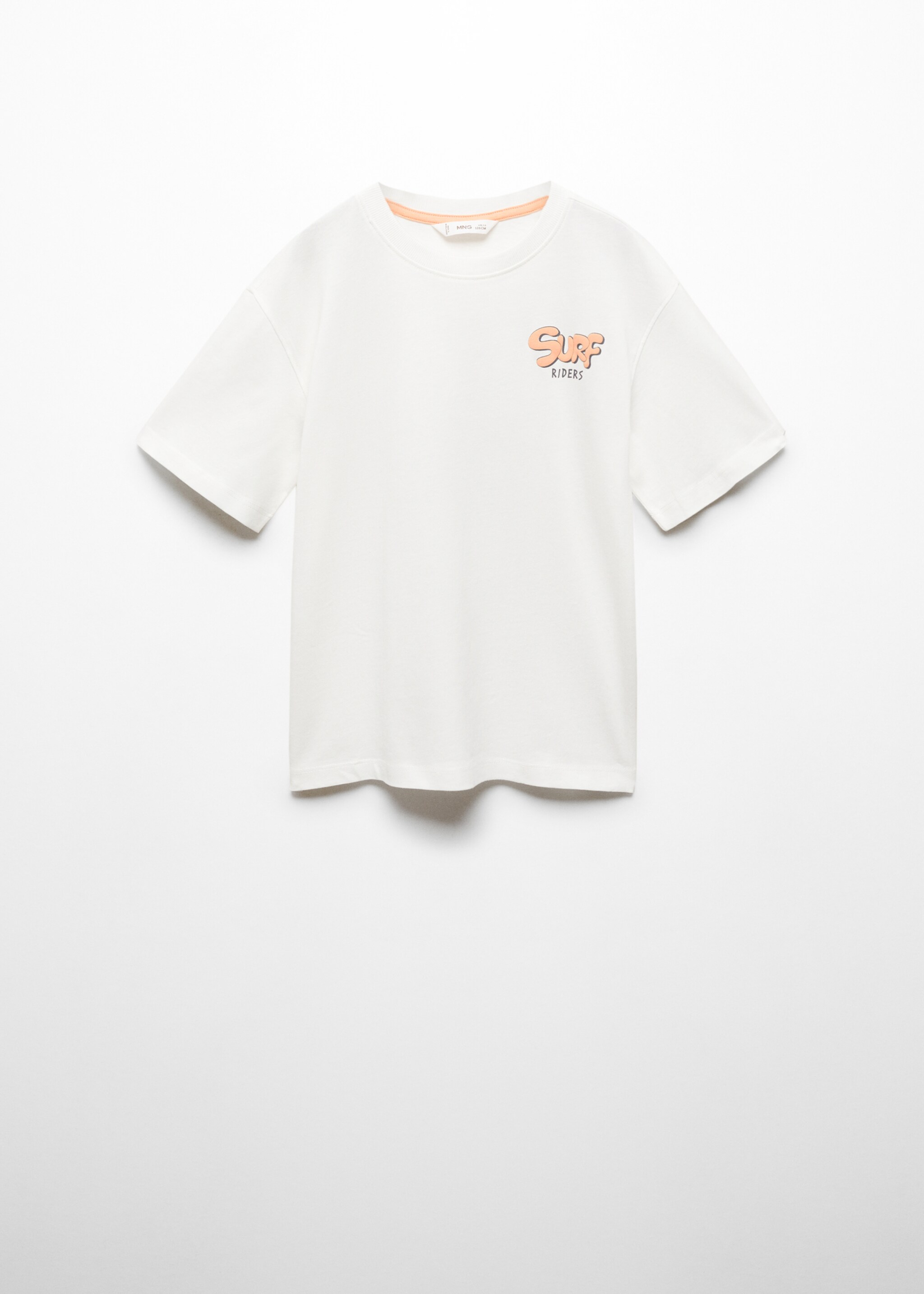 Short-sleeved t-shirt with message - Article without model