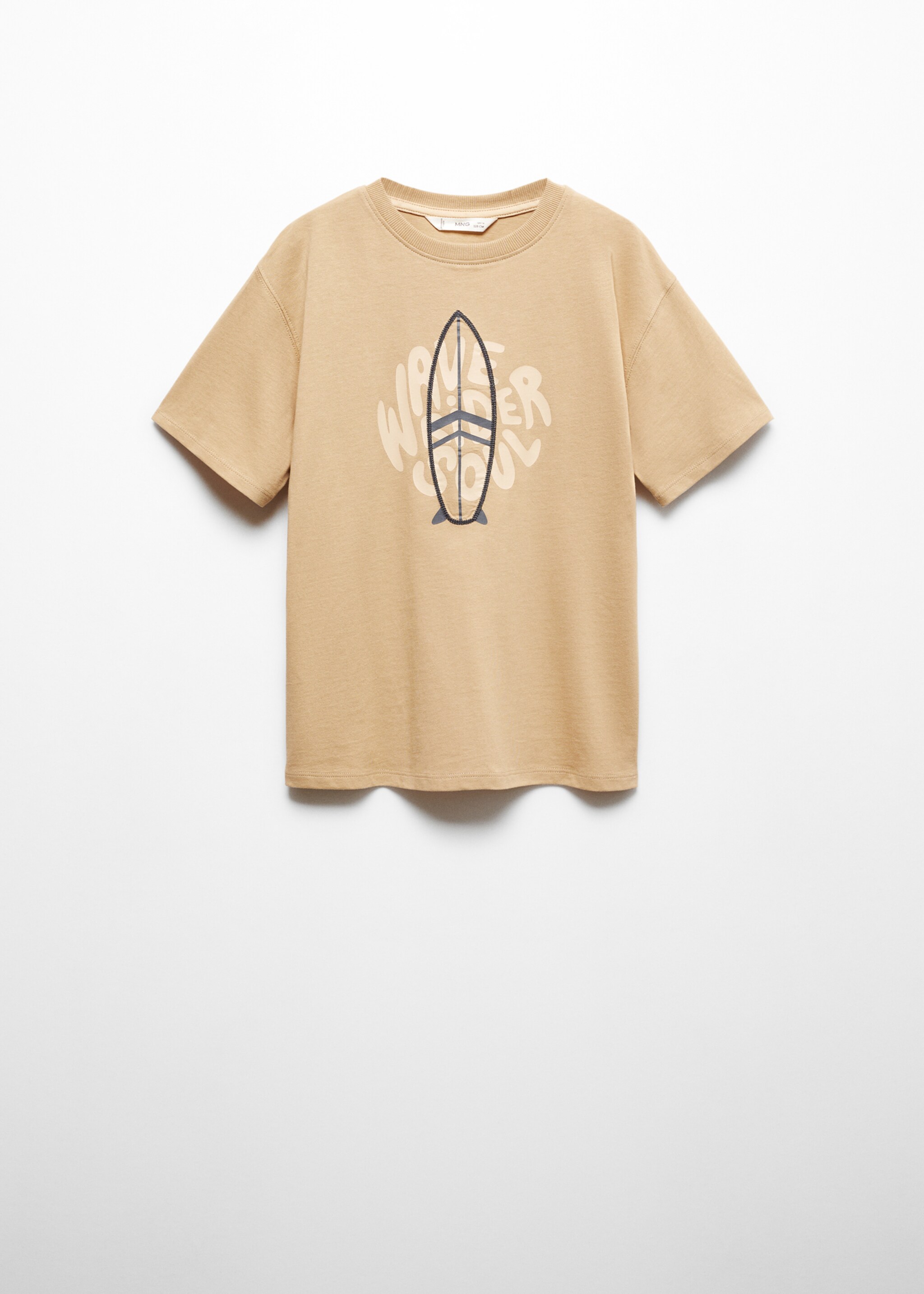 Embossed printed t-shirt - Article without model