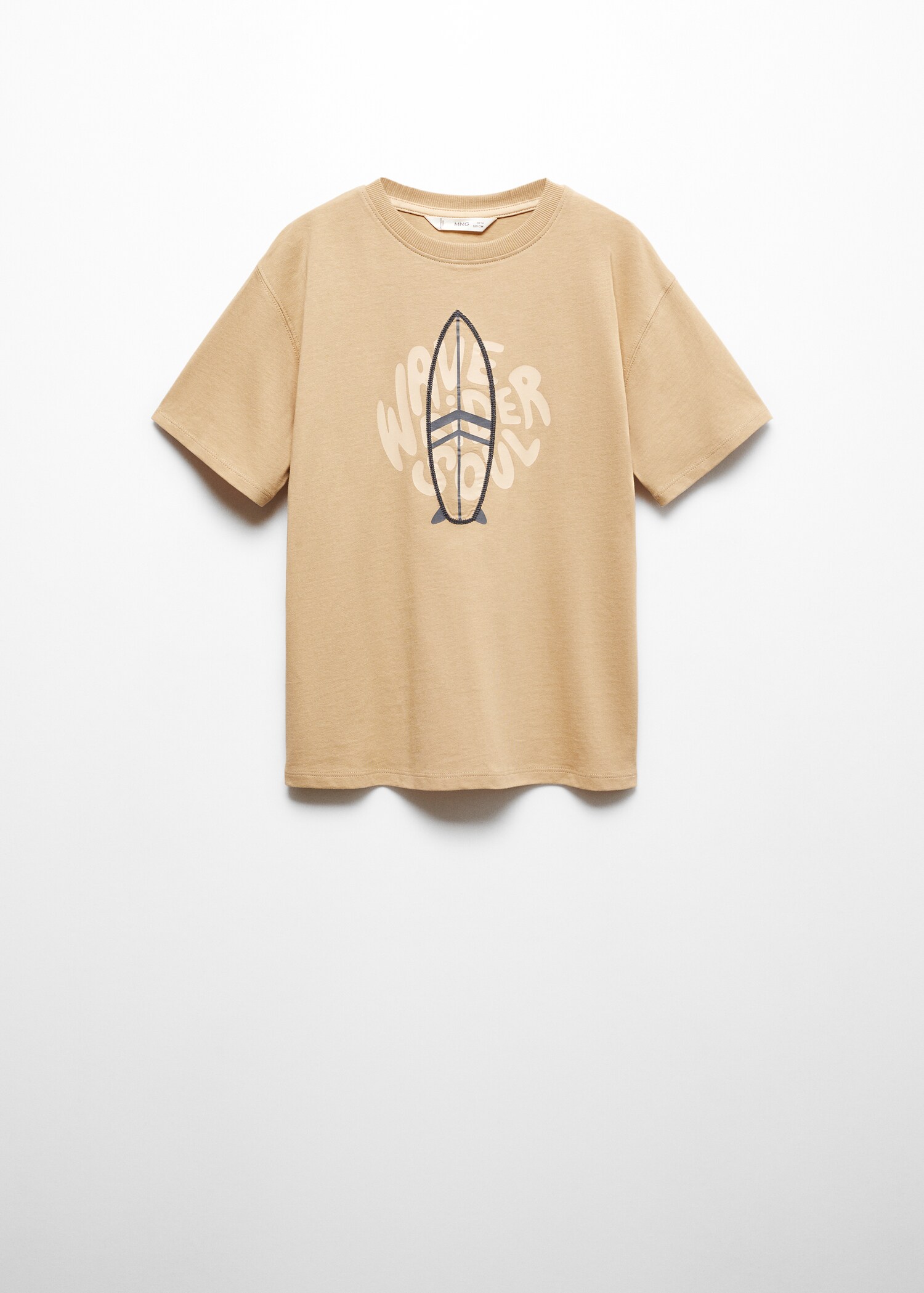 Embossed printed t-shirt - Article without model