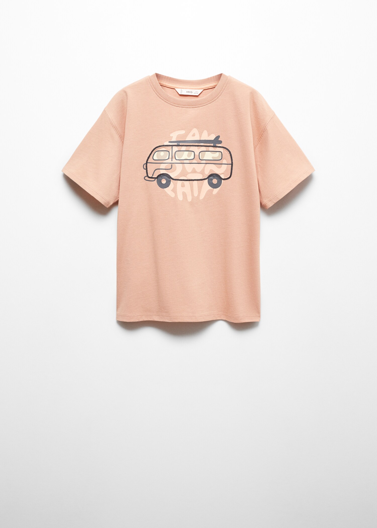 Embossed printed t-shirt - Article without model