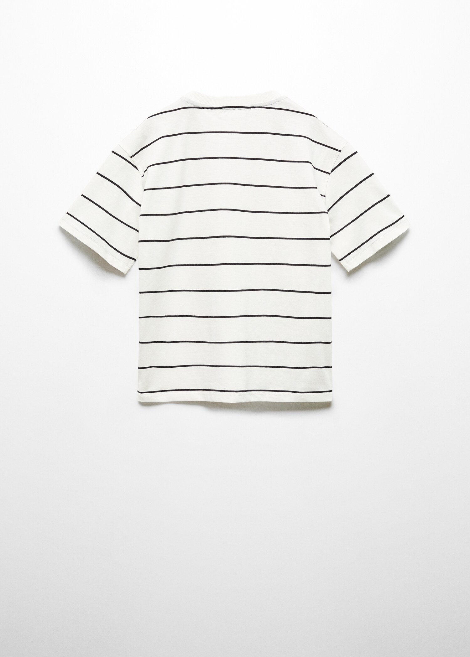 Camiseta rayas bolsillo - Reverso del artículo