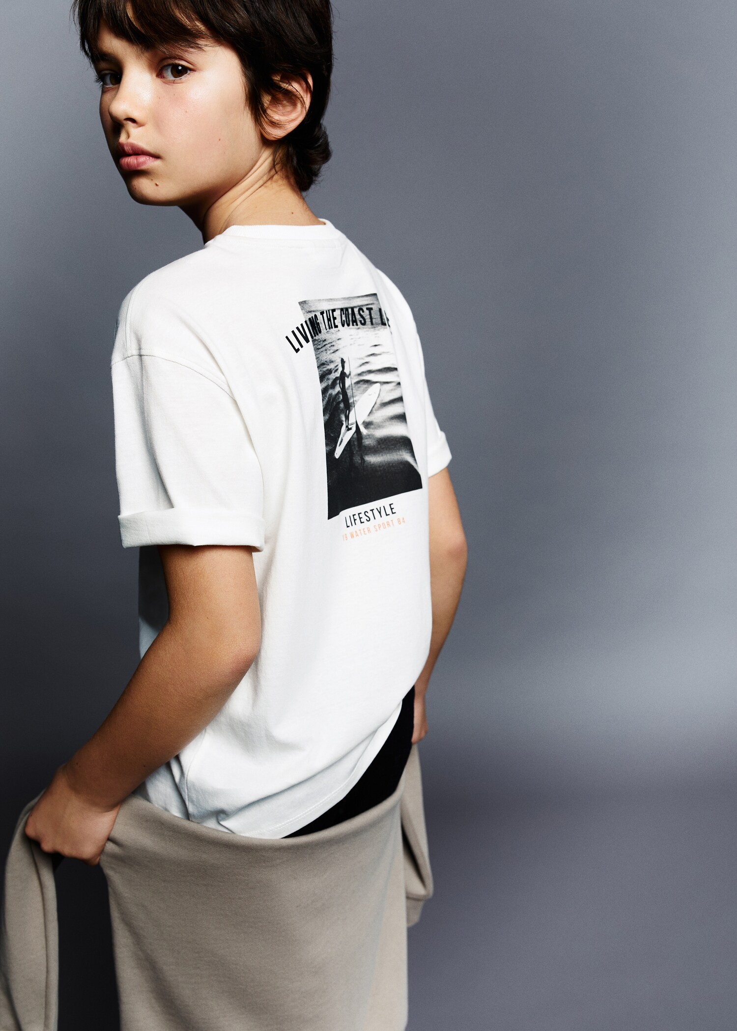T-shirt imprimé surf - Plan moyen